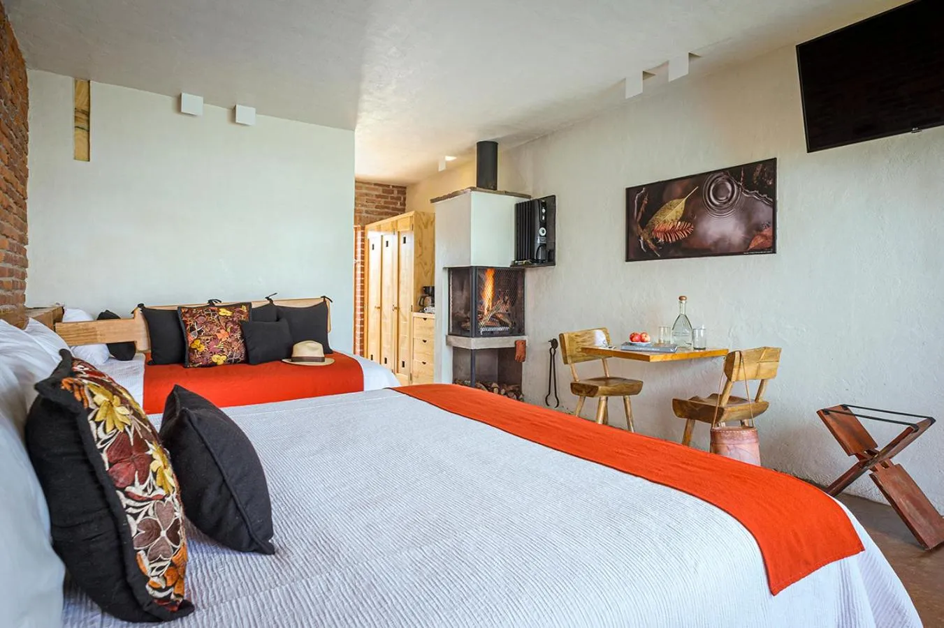 Bedroom, Bed in Hotel El Remanso Tapalpa