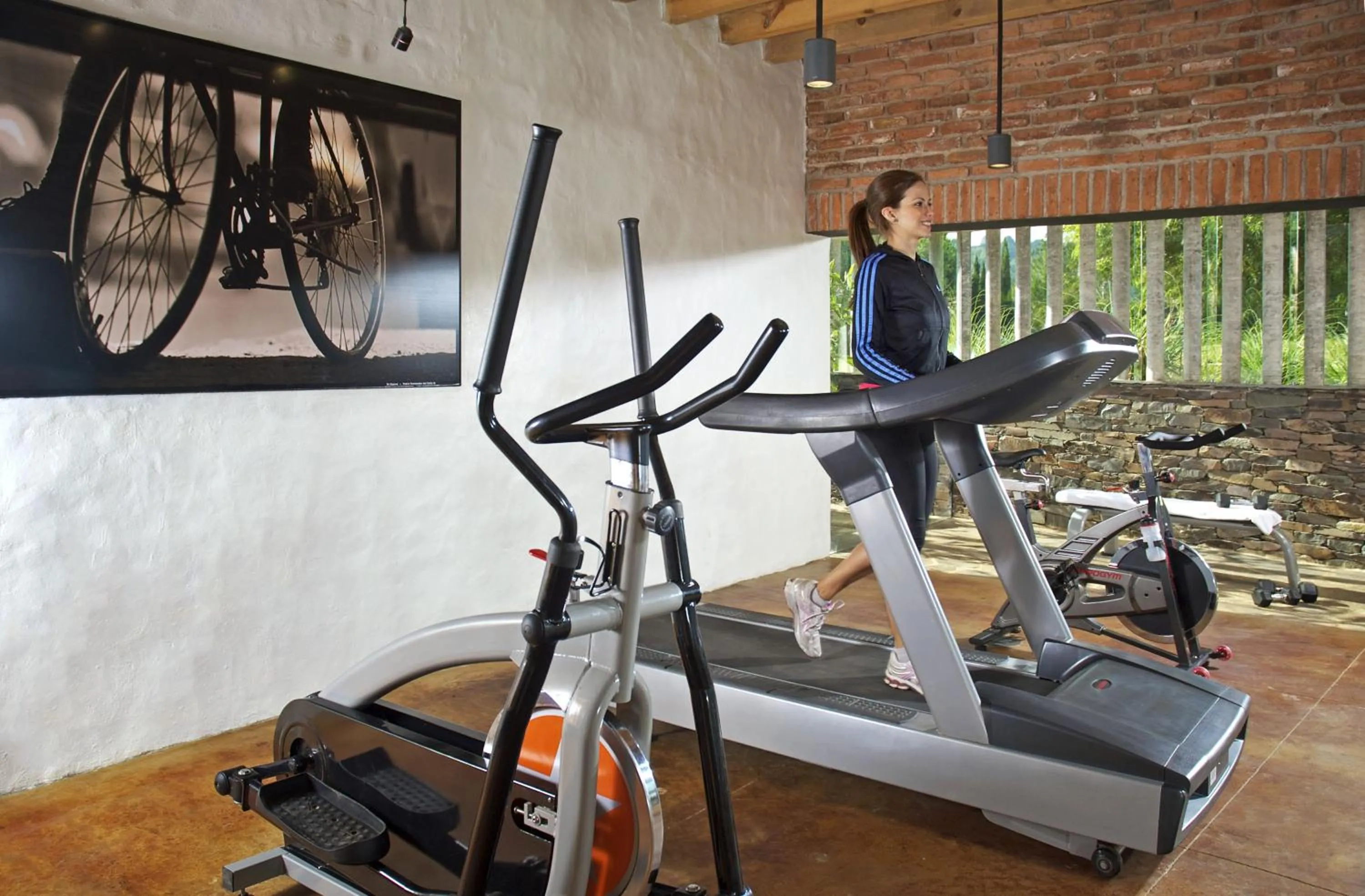 Fitness centre/facilities in Hotel El Remanso Tapalpa