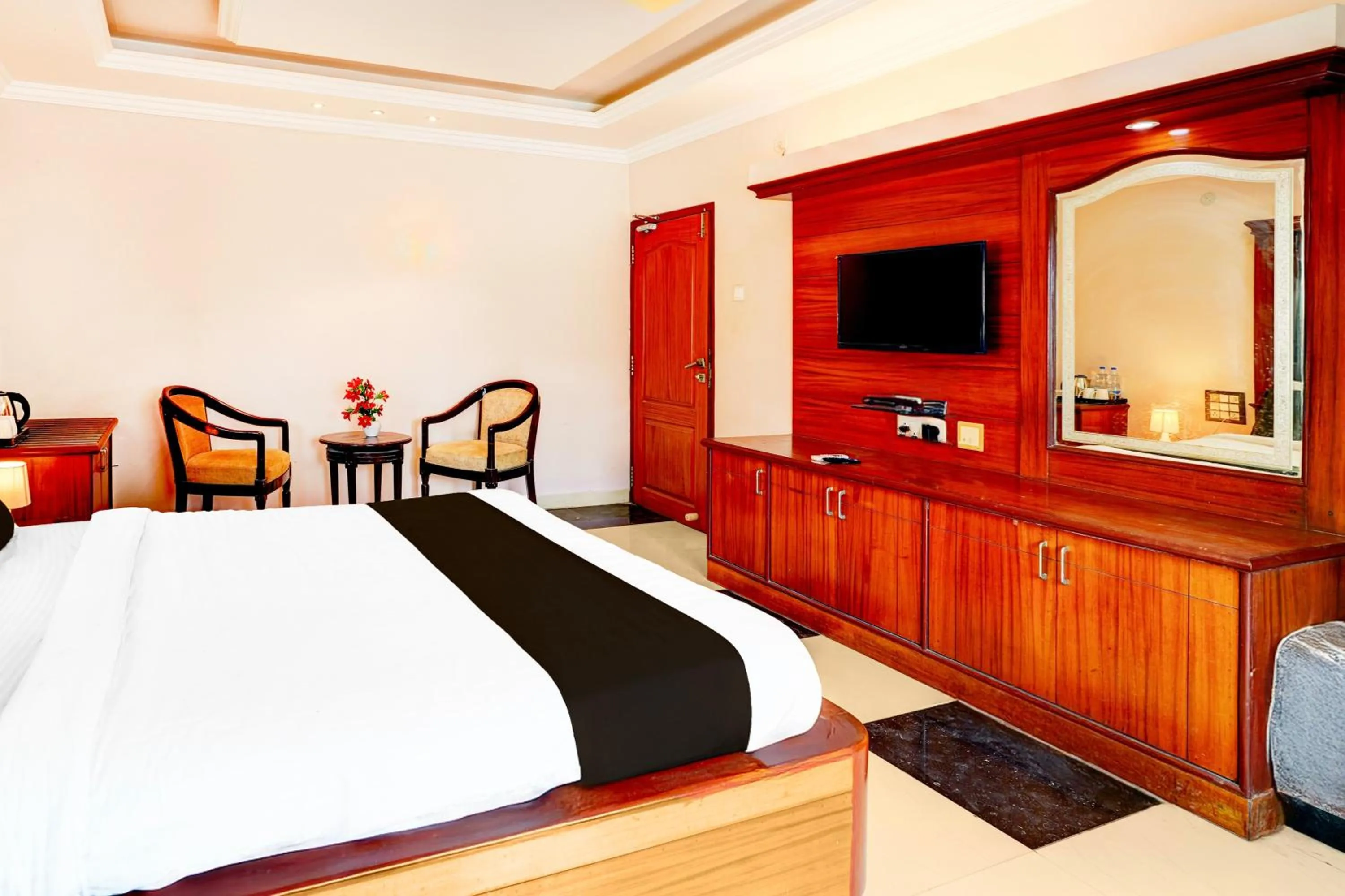 Bedroom, Bed in Super Townhouse Anantapur Near Srikantam Circle