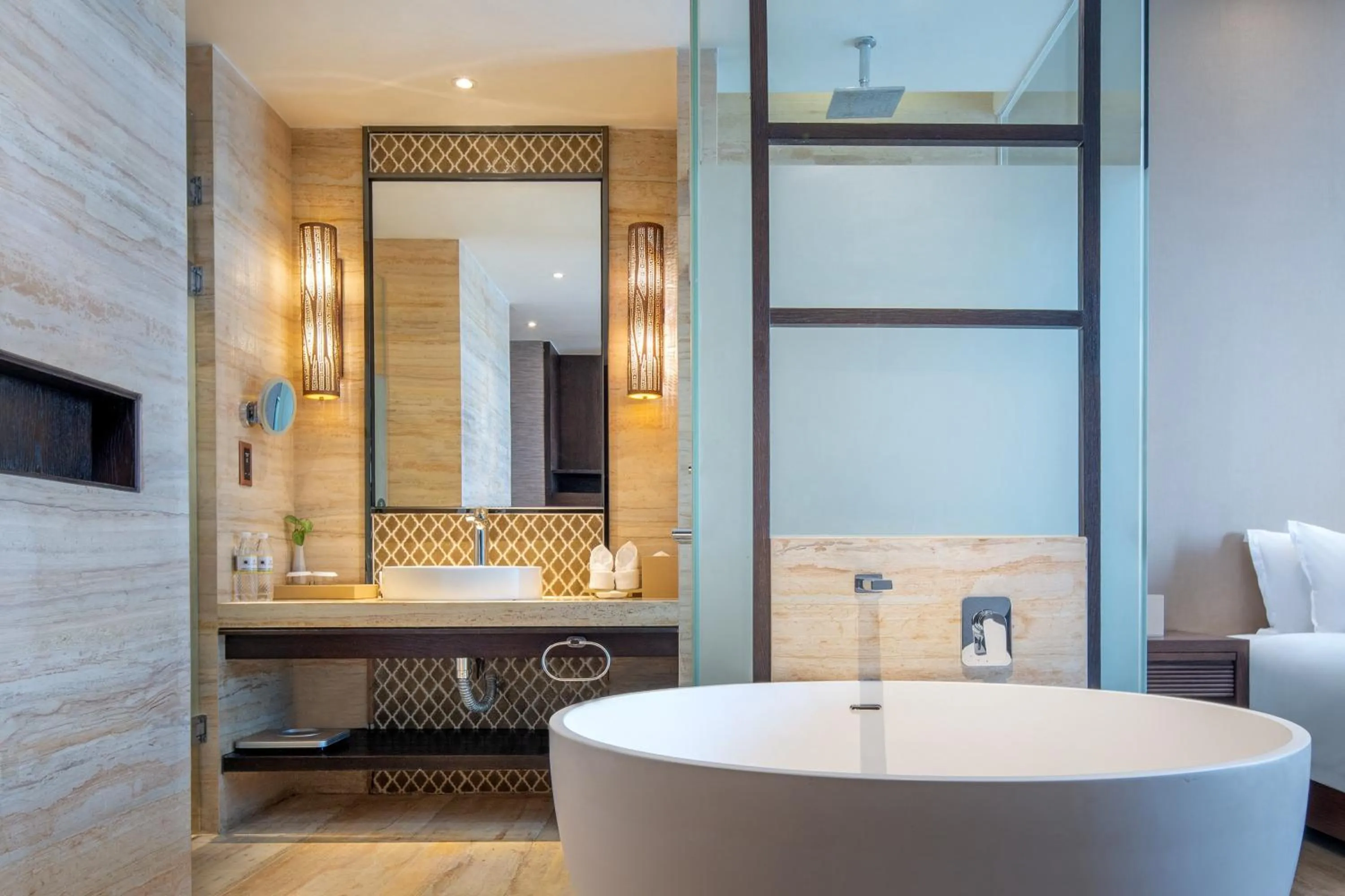 Bathroom in Mangrove Tree Resort World Sanya Bay- Queen Palm Towers