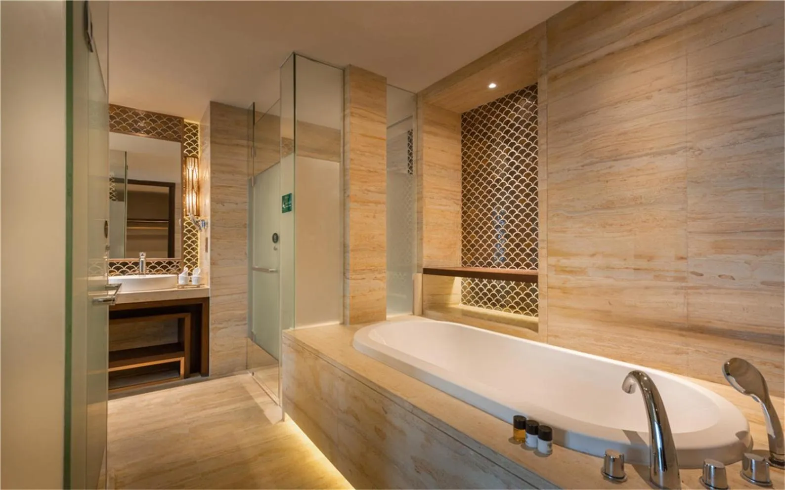 Bathroom in Mangrove Tree Resort World Sanya Bay- Queen Palm Towers