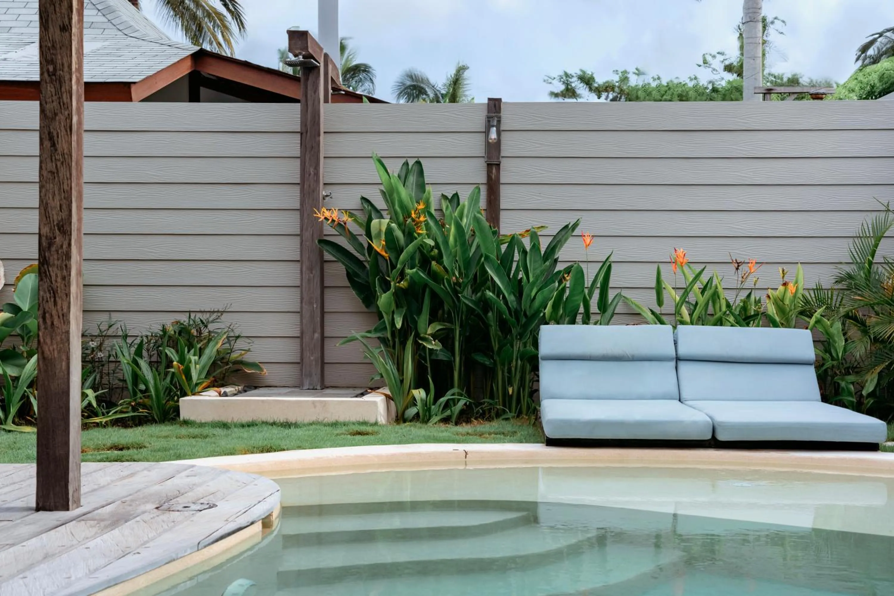 Shower in Belukar Villas