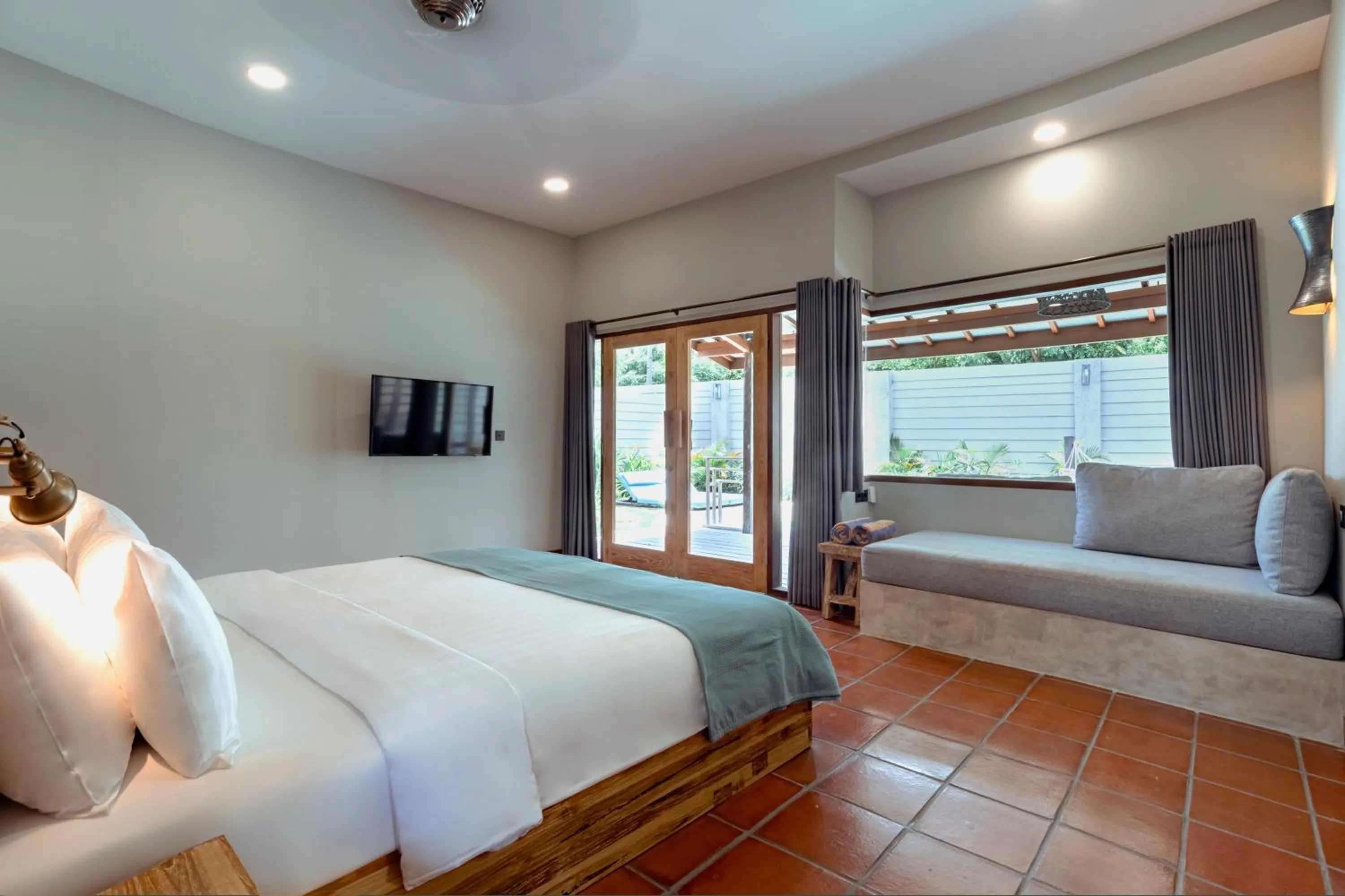 Bedroom, Bed in Belukar Villas