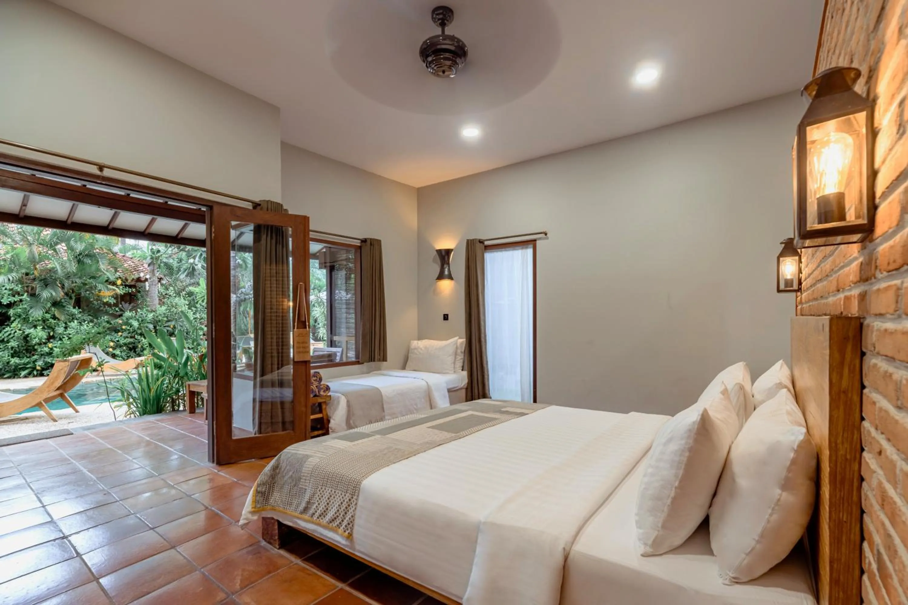 Bedroom, Bed in Belukar Villas