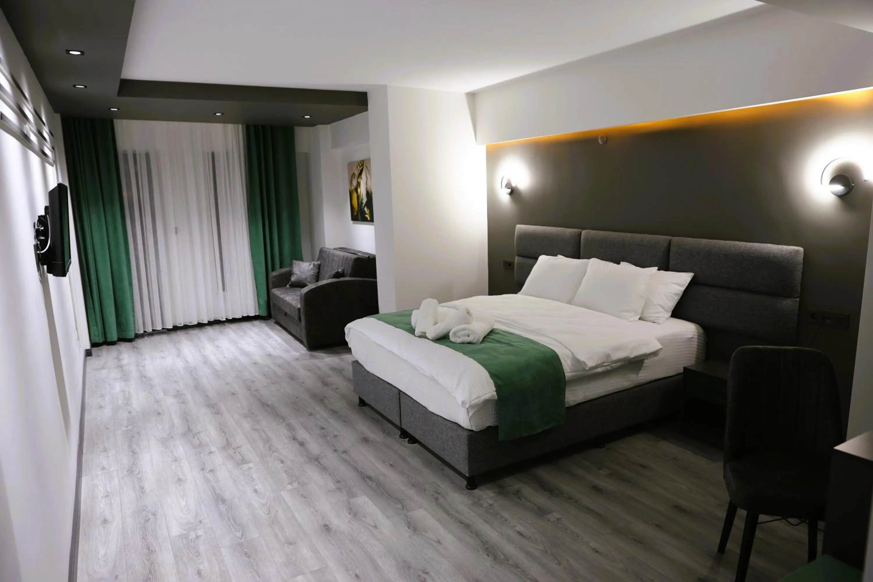 Bedroom, Bed in Aybek Ratio Hotel