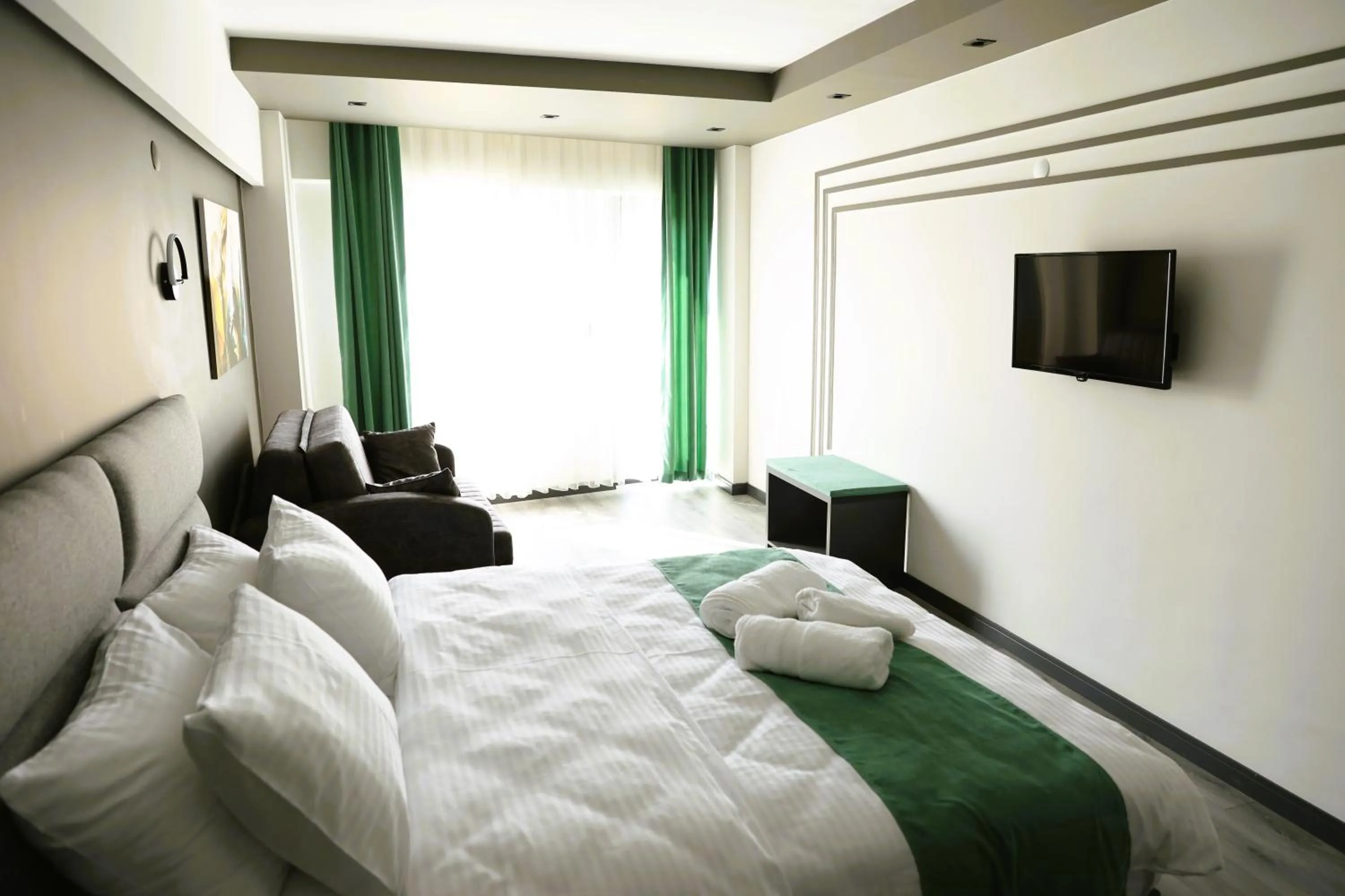 Bedroom, Bed in Aybek Ratio Hotel