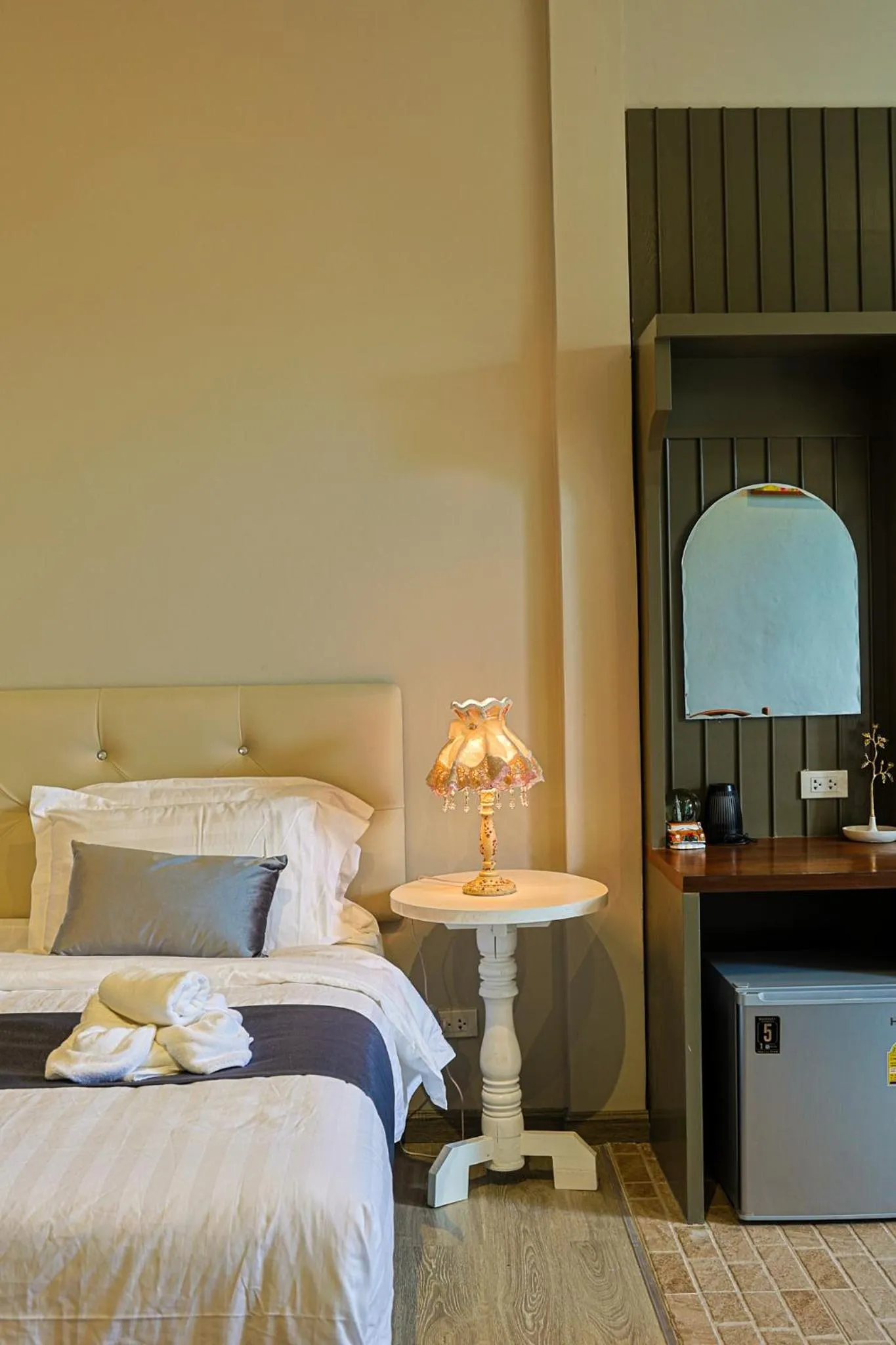 Bed in Phuping Valley Resort