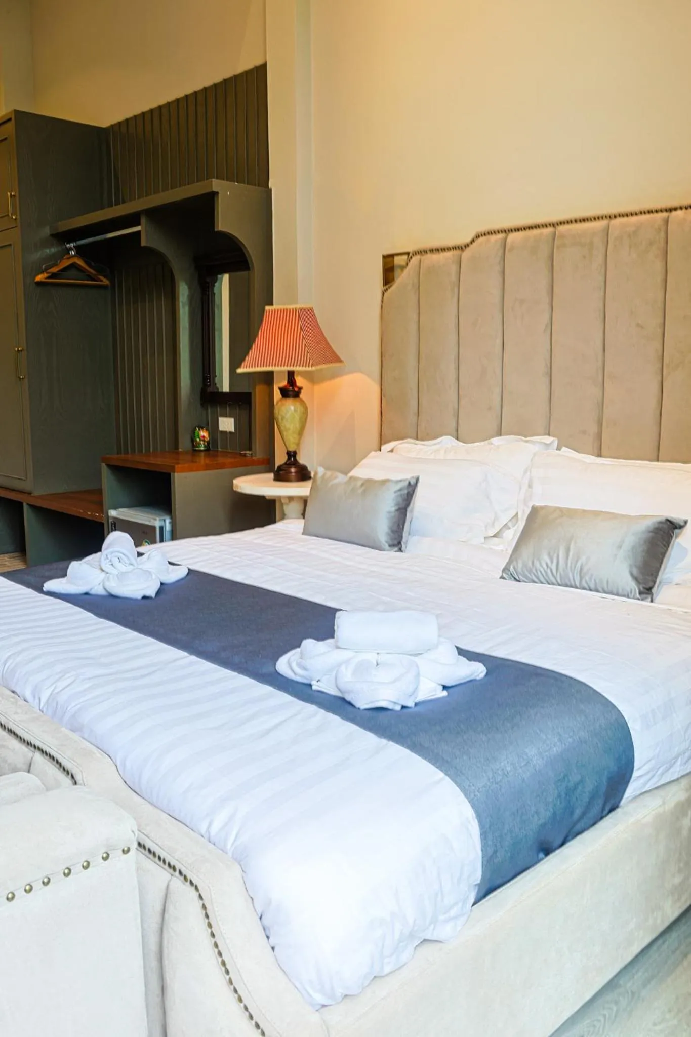 Bed in Phuping Valley Resort