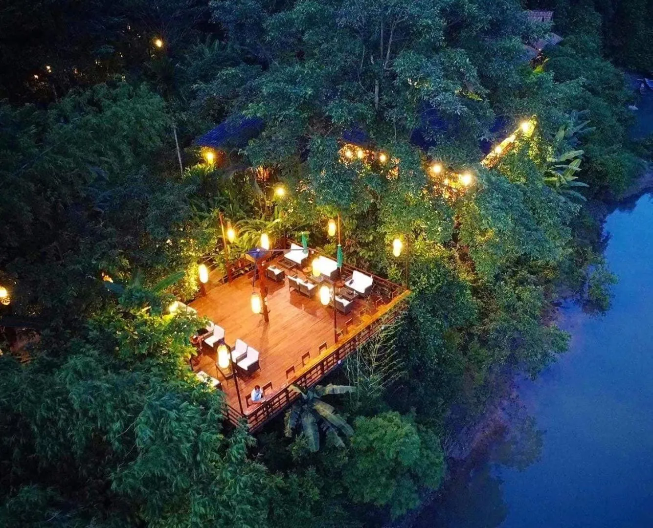 Bird's eye view in SpringRiver Resort