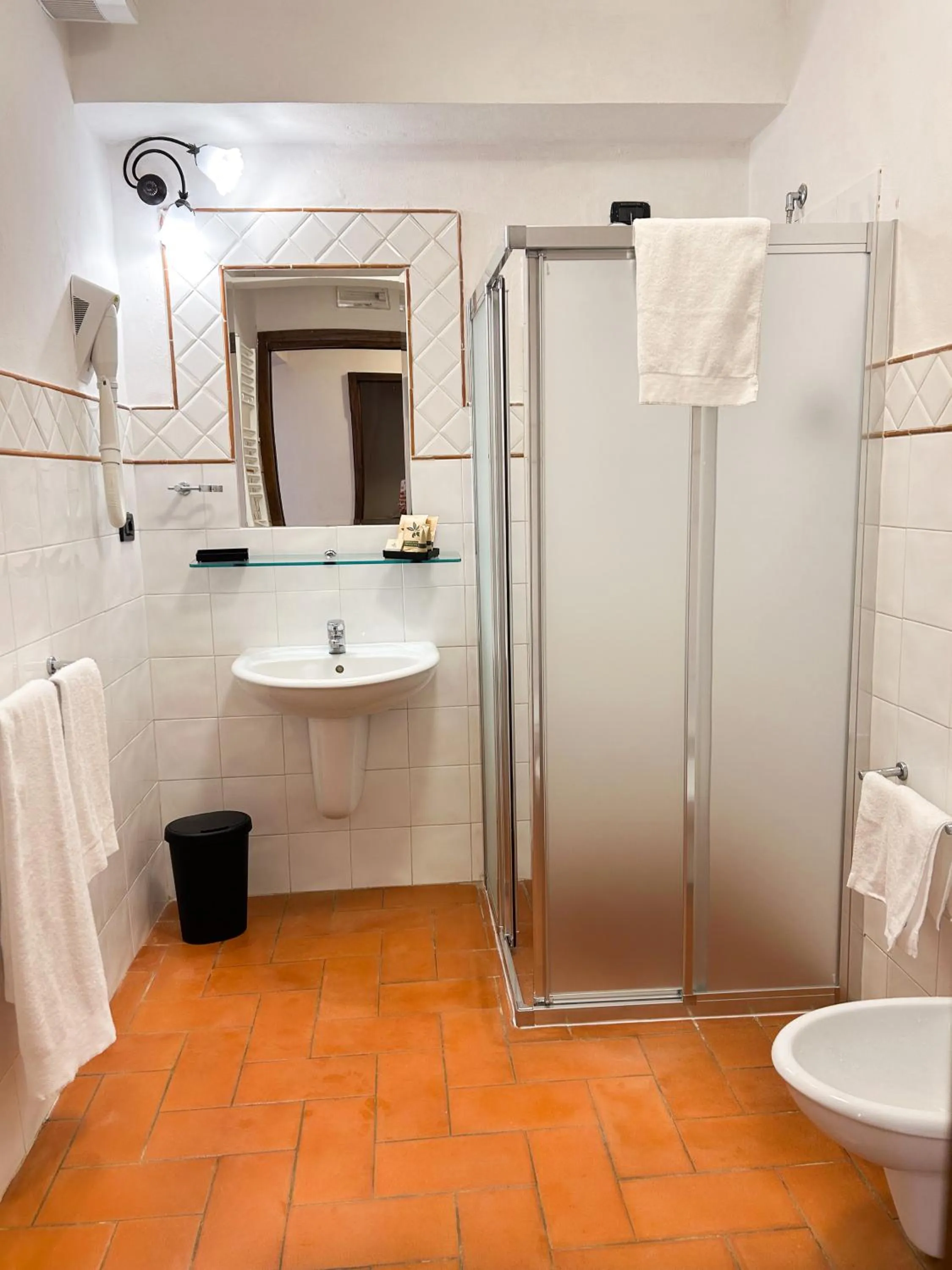 Shower in Villa Mucellena