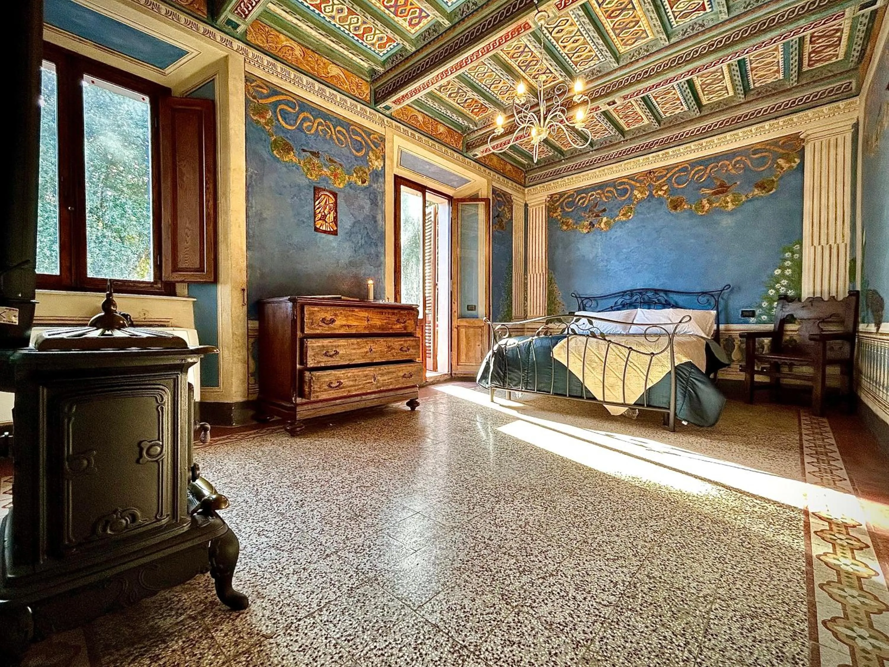 Bed in Villa Mucellena