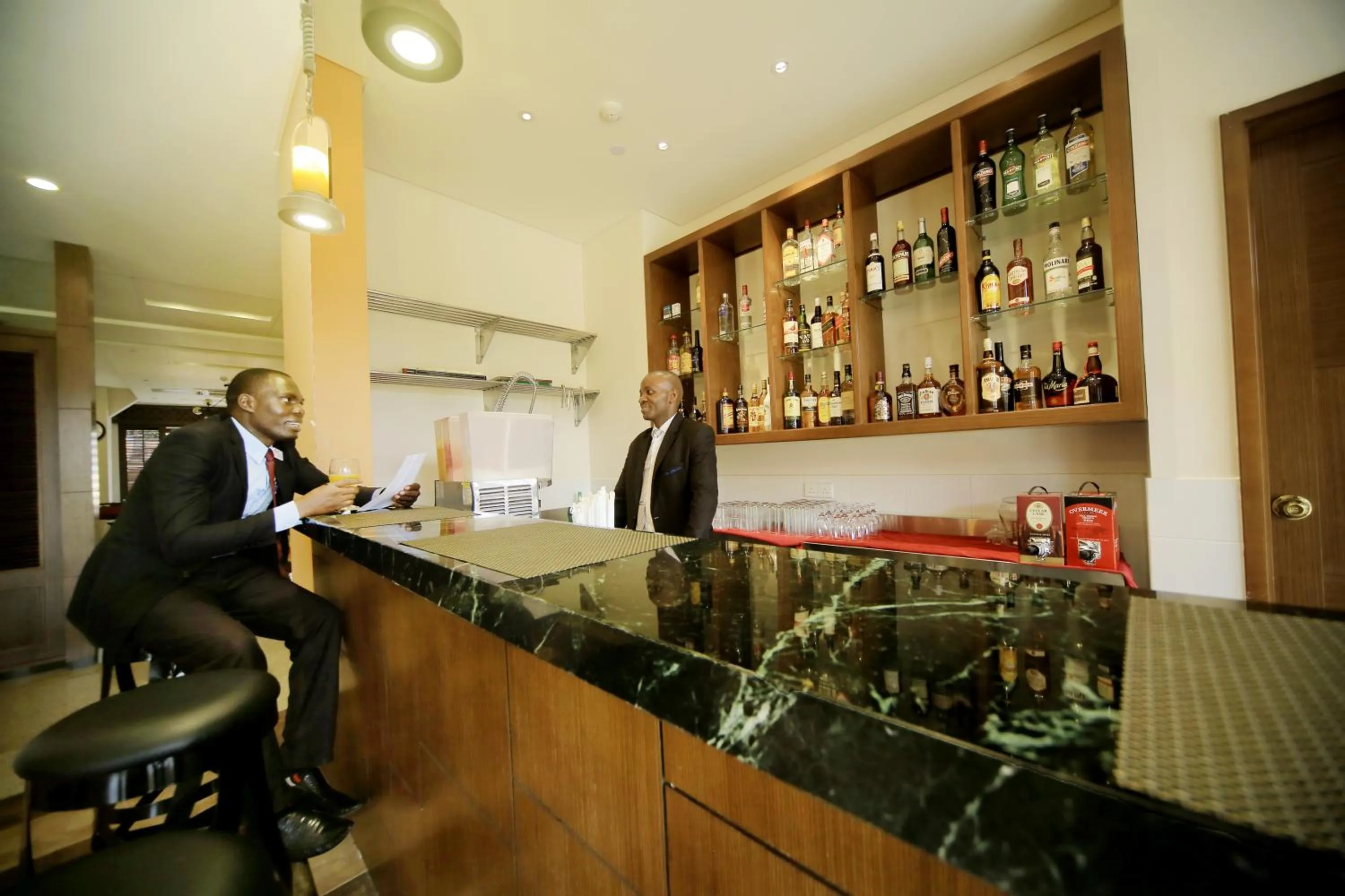 Lounge or bar in Hotel Africana