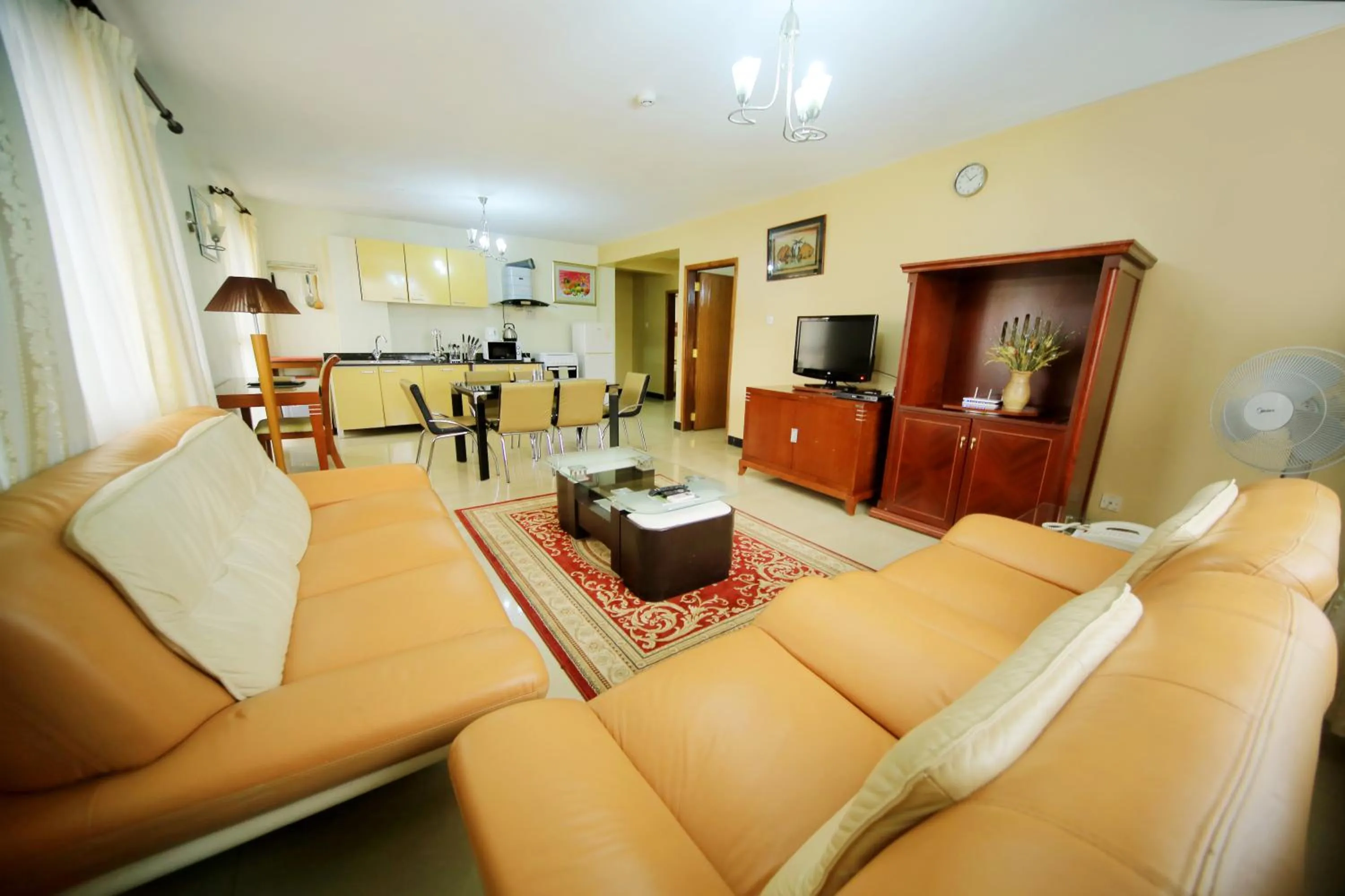 Seating area in Hotel Africana
