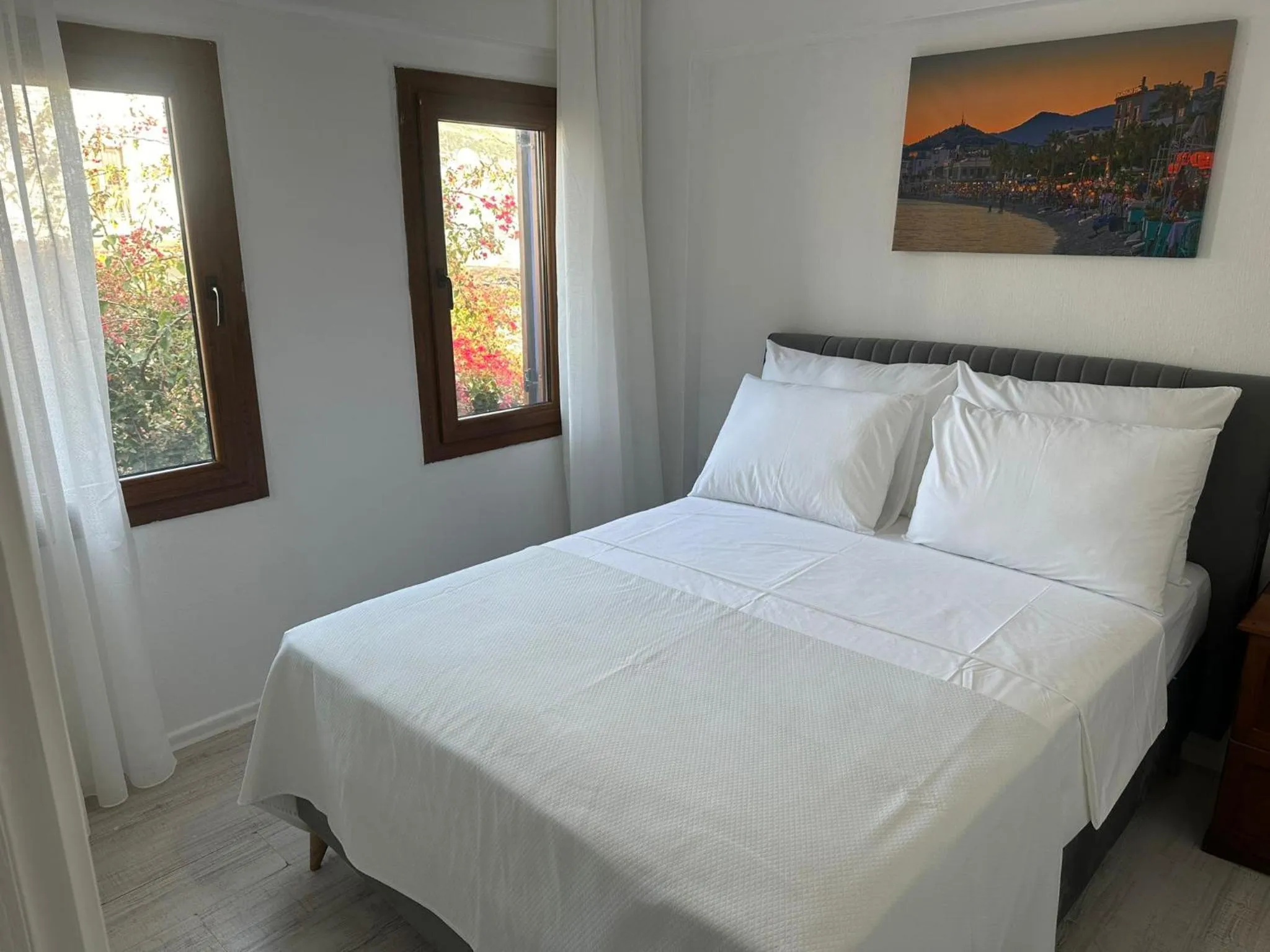 Bed in Wish Suites Bodrum Hotel