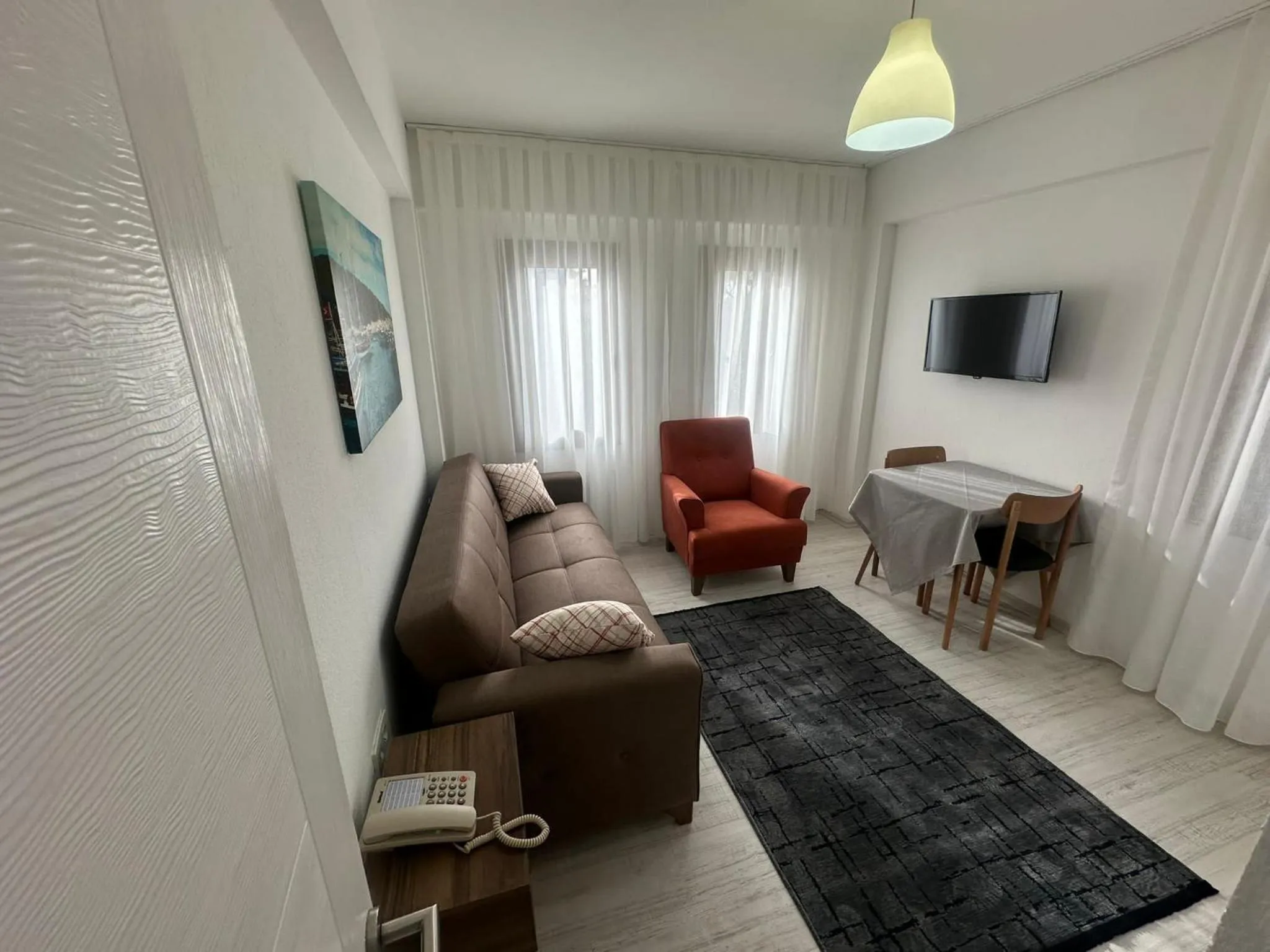 Seating area in Wish Suites Bodrum Hotel