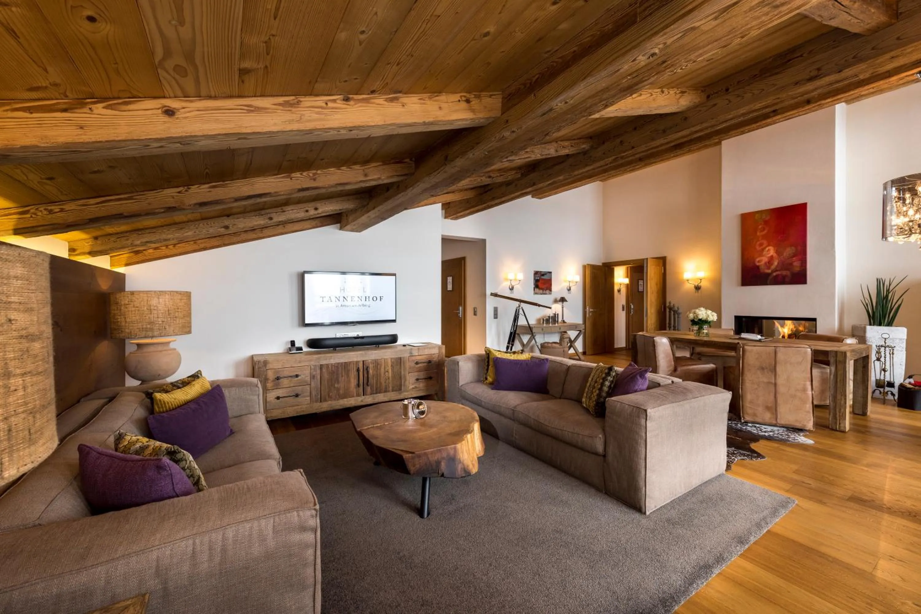 Communal lounge/ TV room in Hotel Tannenhof*****Superior