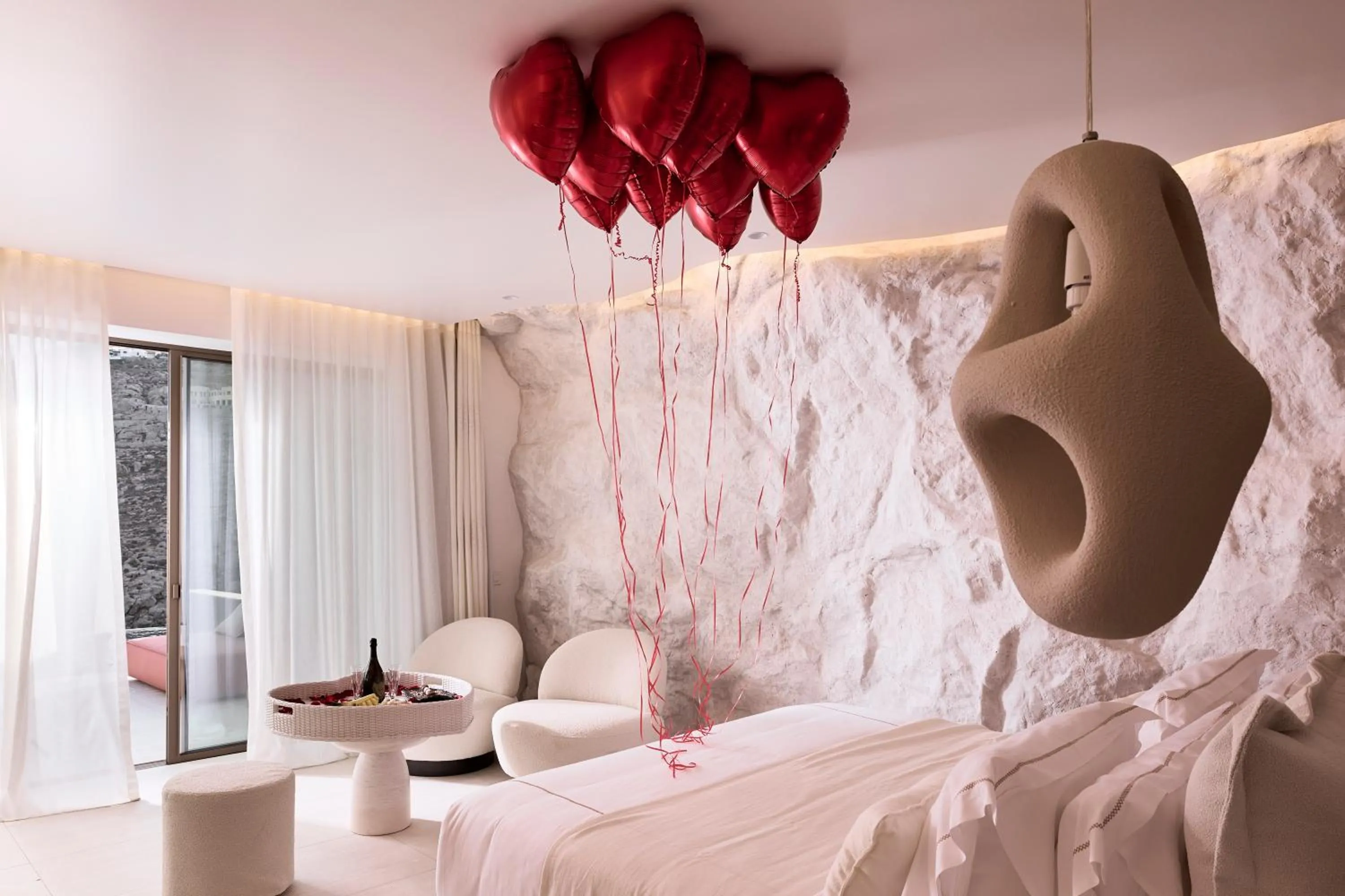 Bed in Ethereum Mykonos