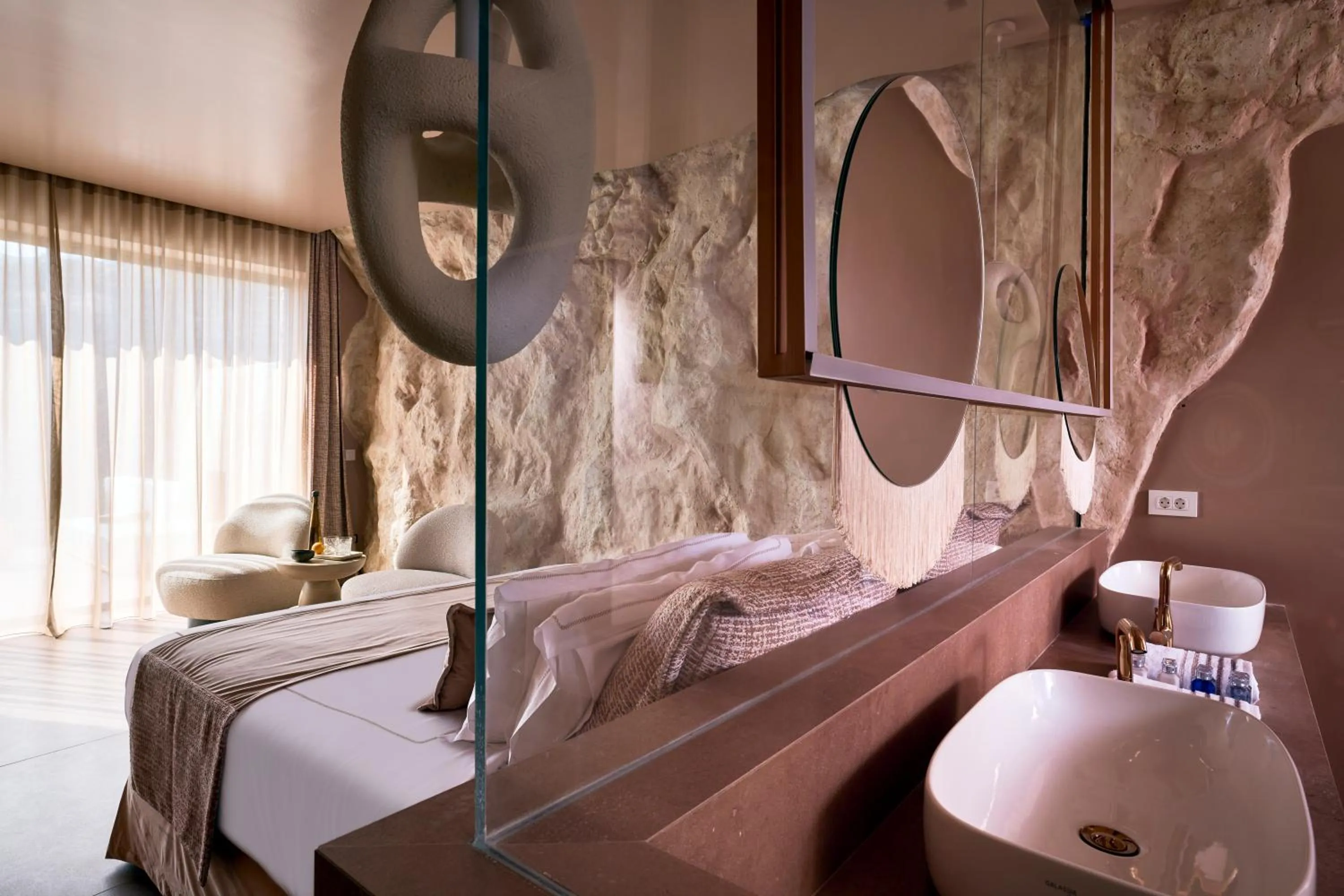 Bedroom, Bed in Ethereum Mykonos