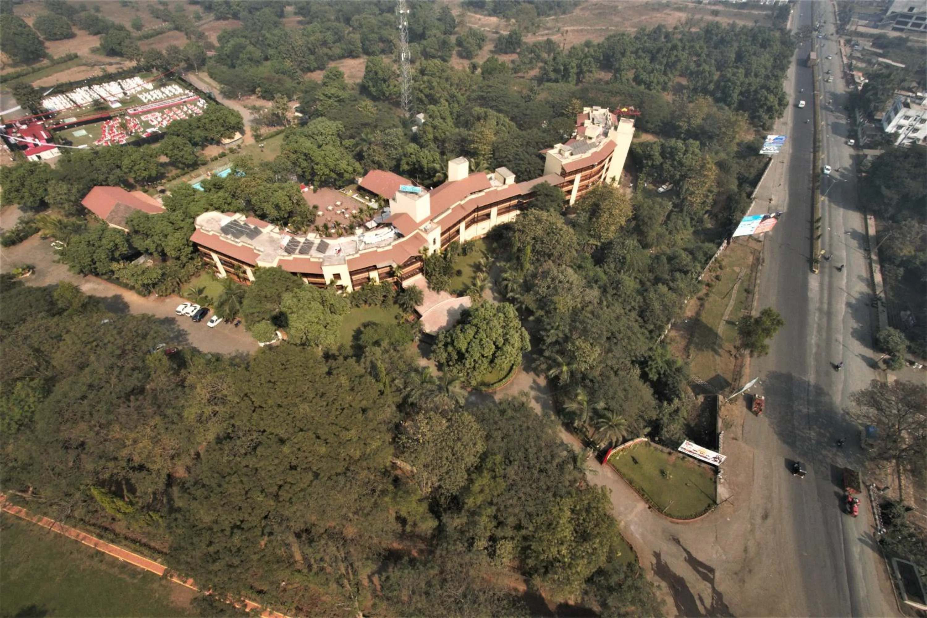 Bird's eye view, Bird's-eye View in Damanganga Valley Resort Silvassa