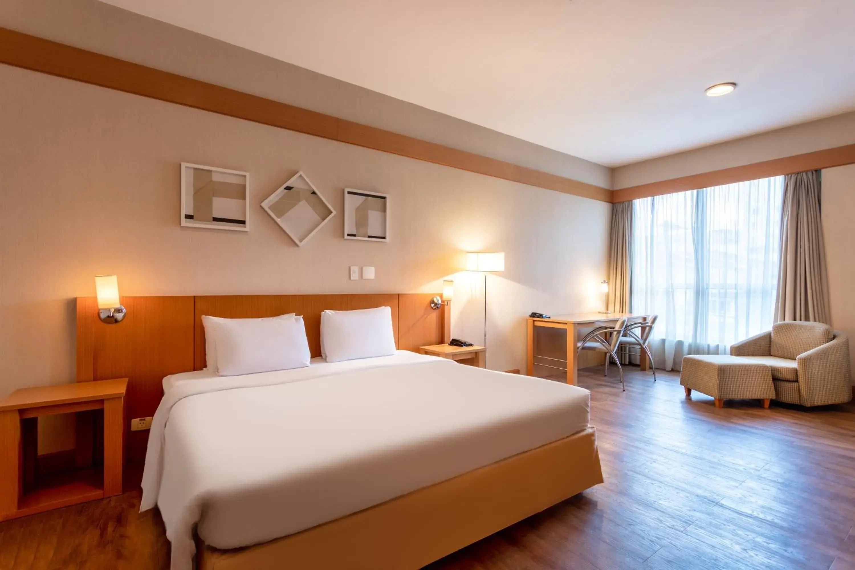 Superior King Room - Mobility Accessible in Wyndham Garden São Paulo Convention Nortel Superior King Room - Mobility Accessible in Wyndham Garden São Paulo Convention Nortel