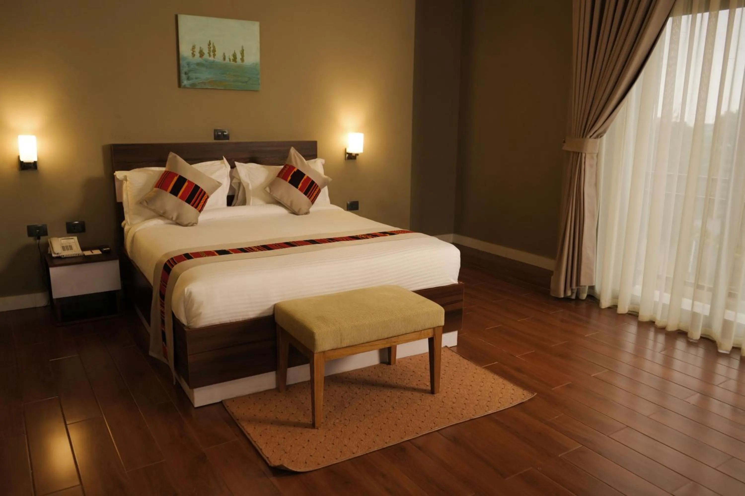 Bed in Haile Hotel Wolaita