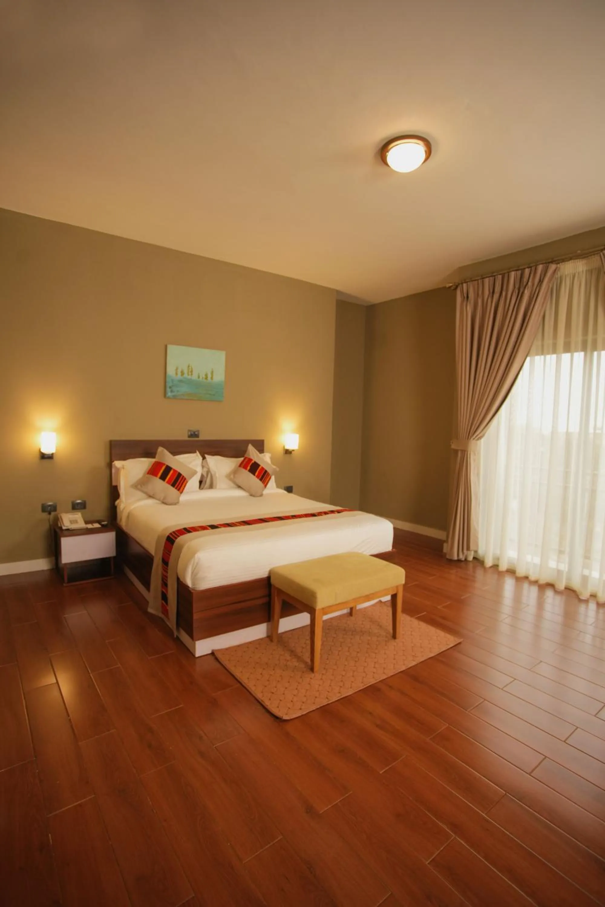 Bed in Haile Hotel Wolaita