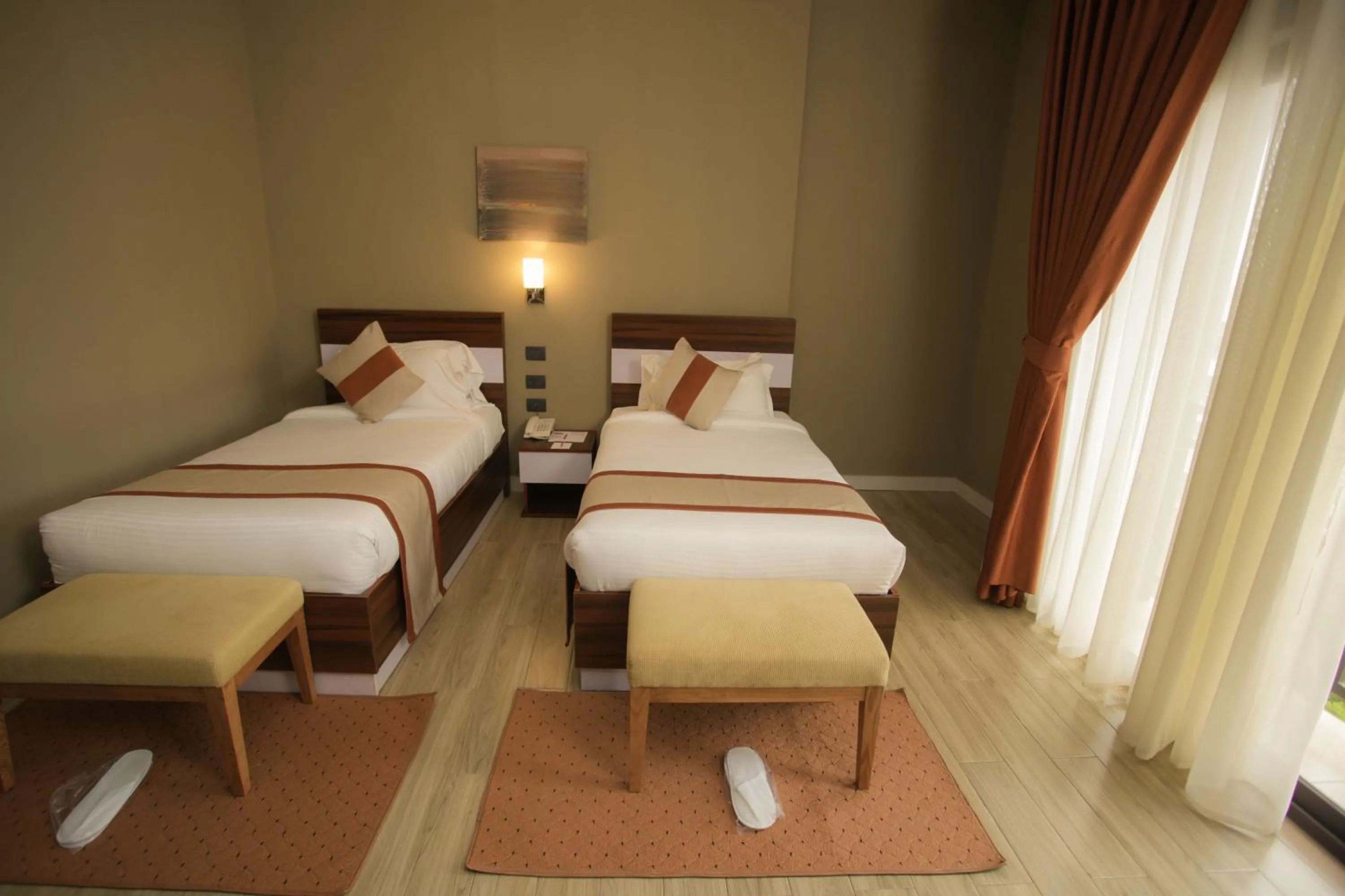 Bed in Haile Hotel Wolaita