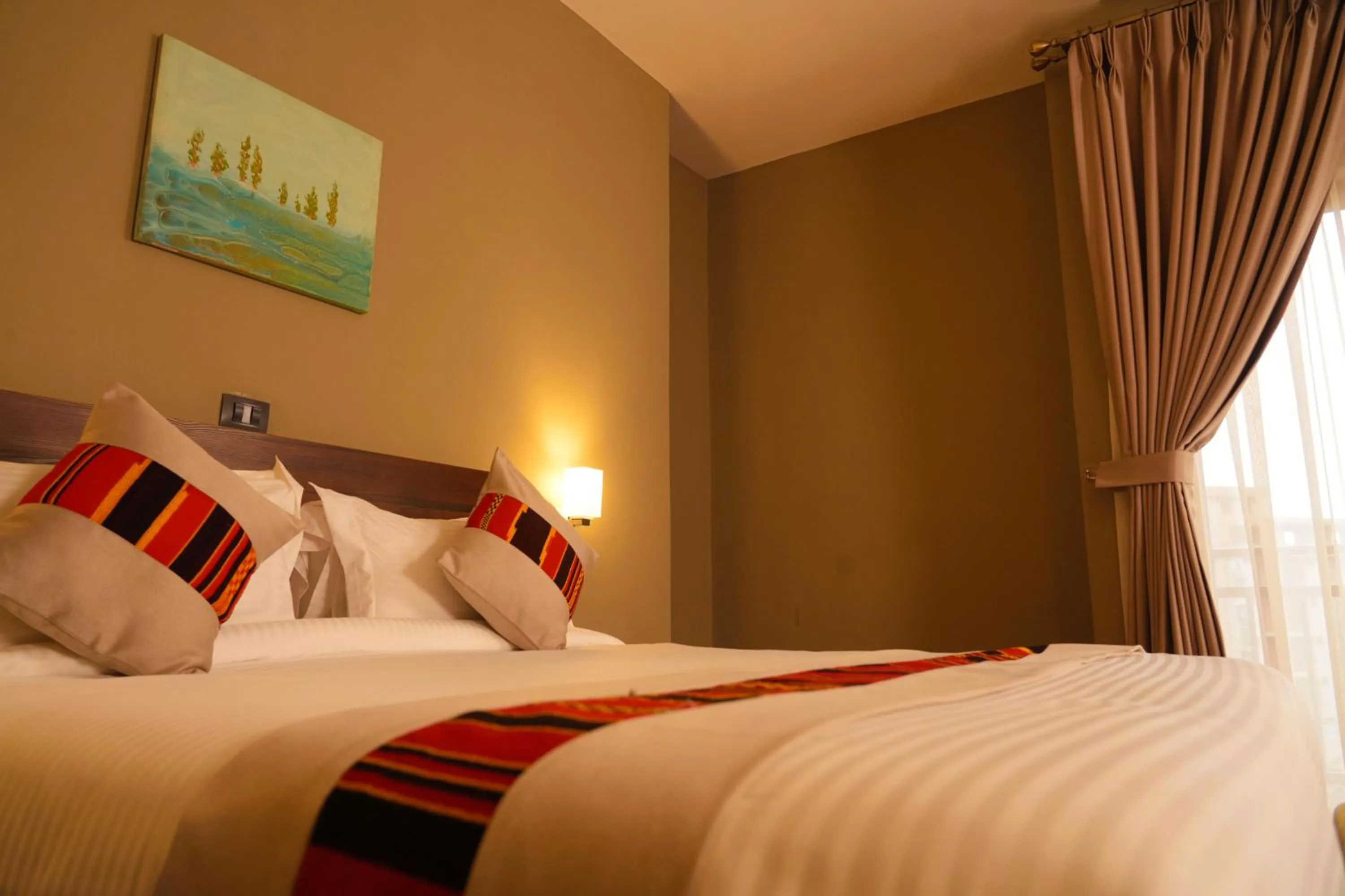 Bed in Haile Hotel Wolaita