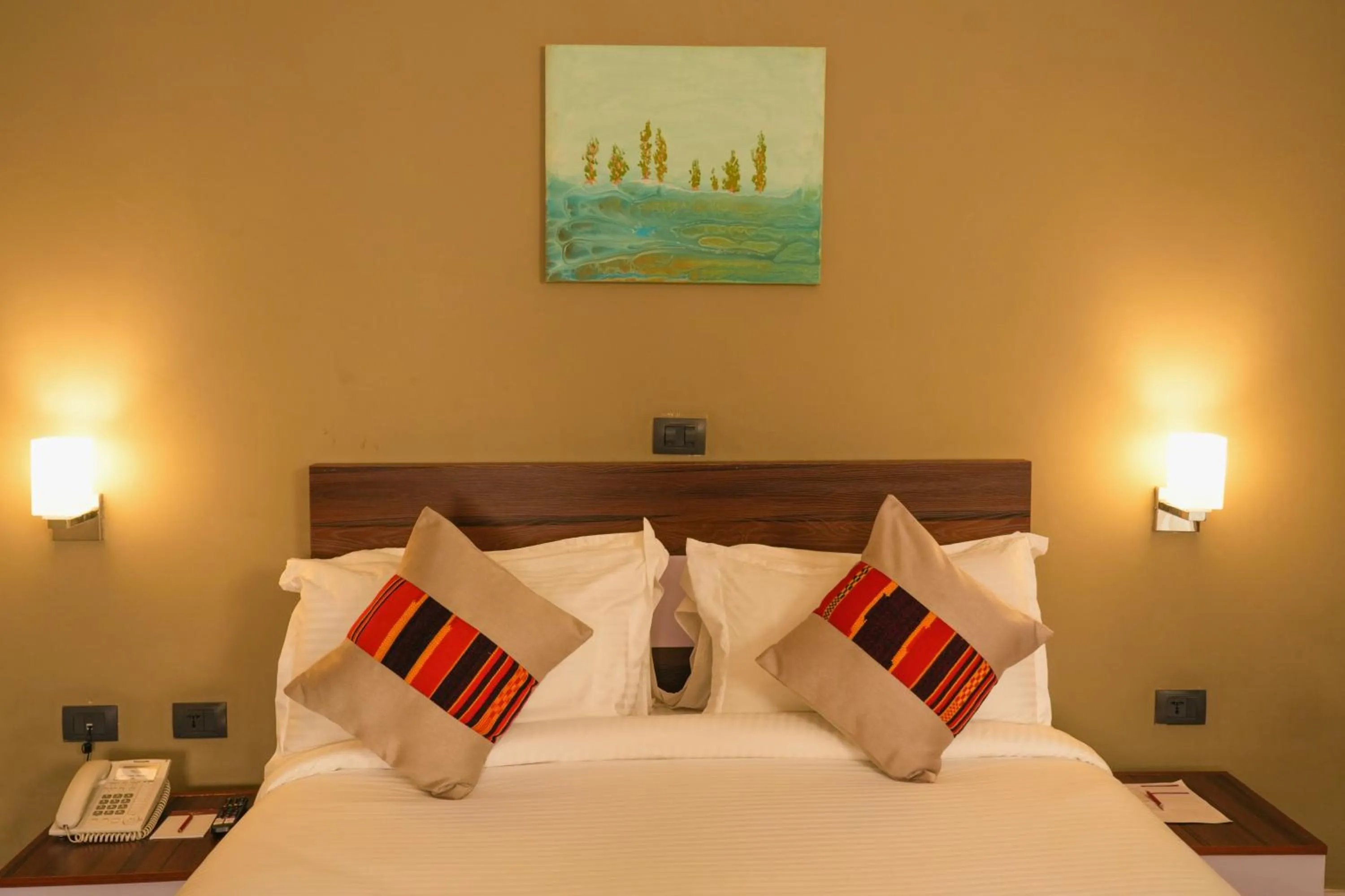 Bed in Haile Hotel Wolaita