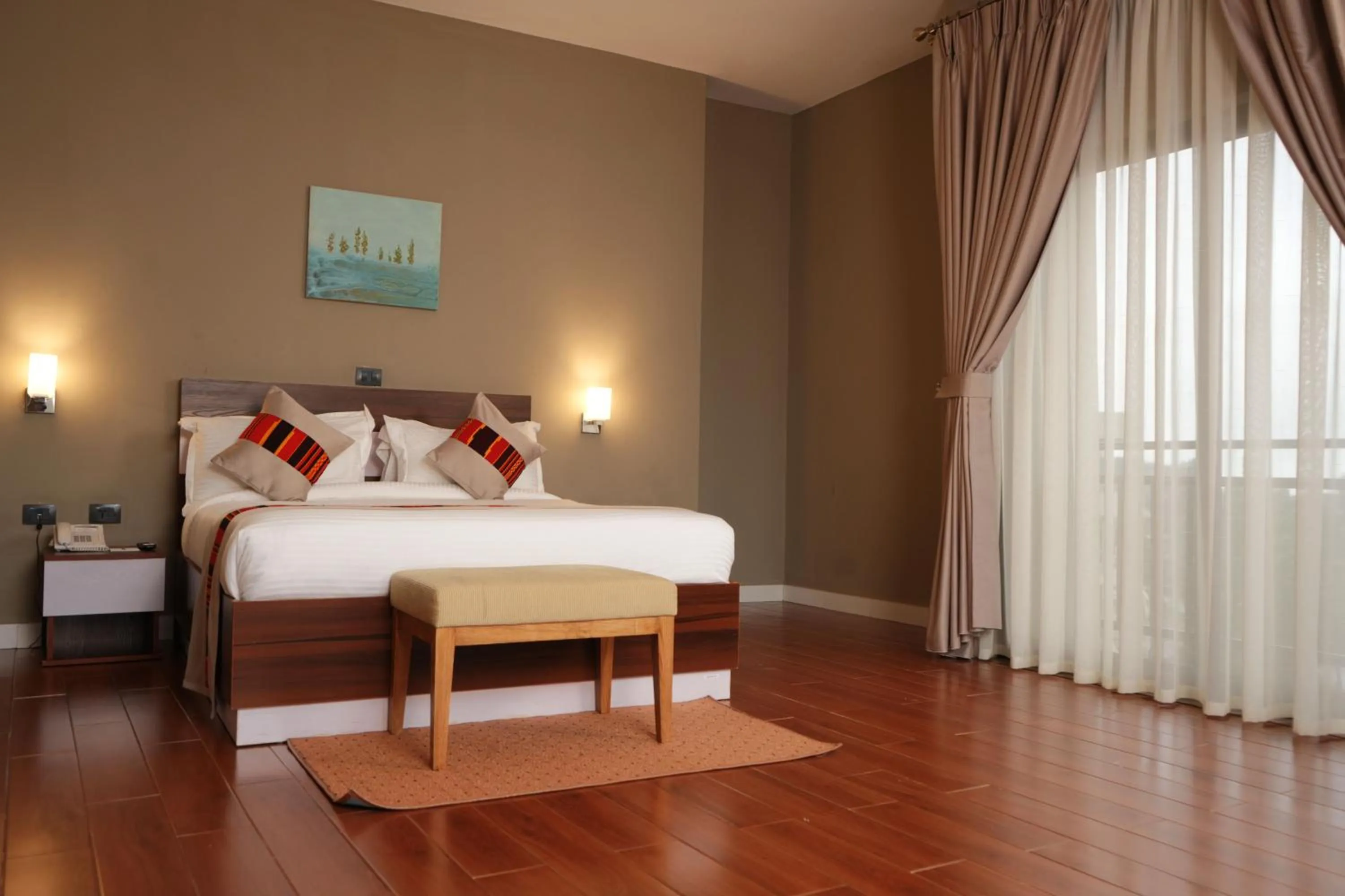 Bed in Haile Hotel Wolaita