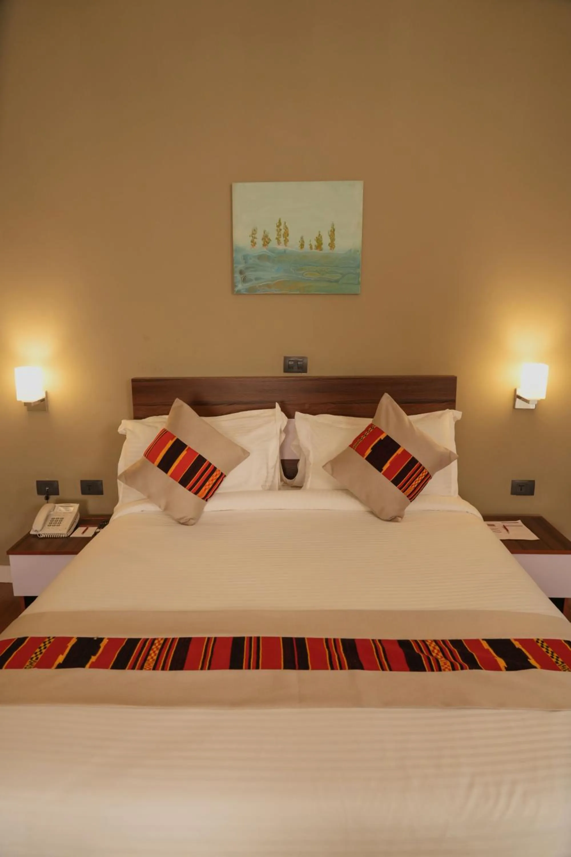 Bed in Haile Hotel Wolaita