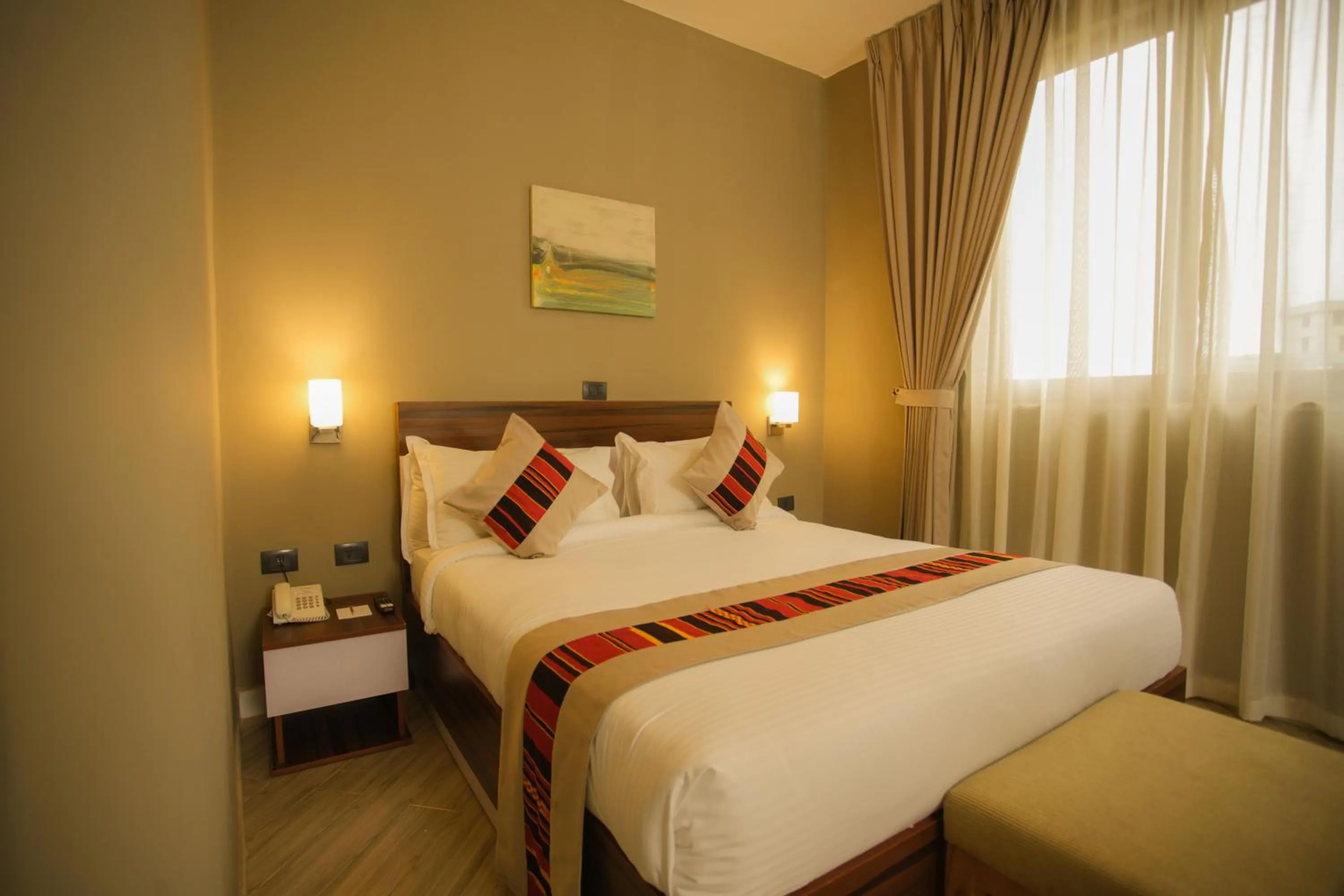 Bed in Haile Hotel Wolaita