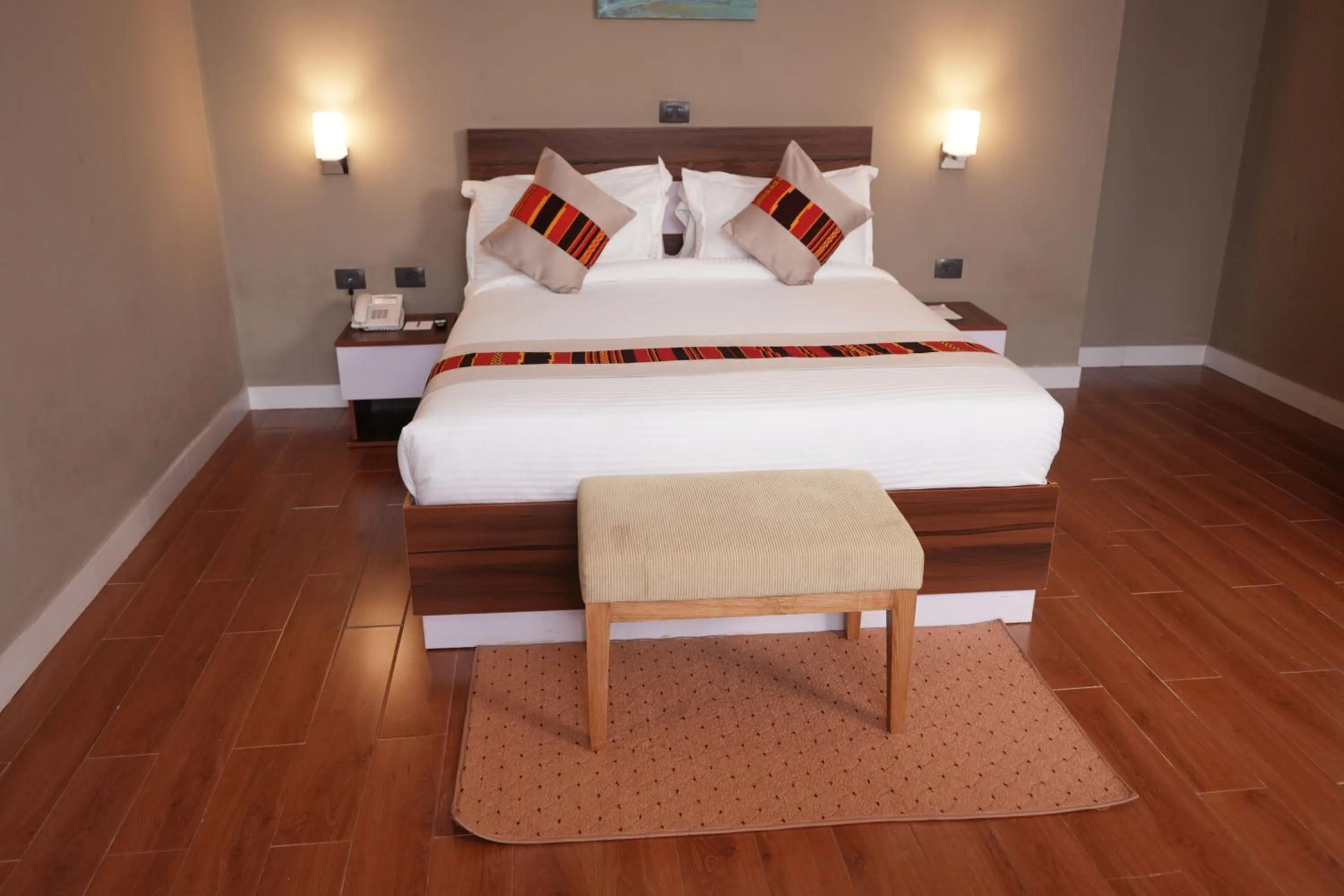 Bed in Haile Hotel Wolaita