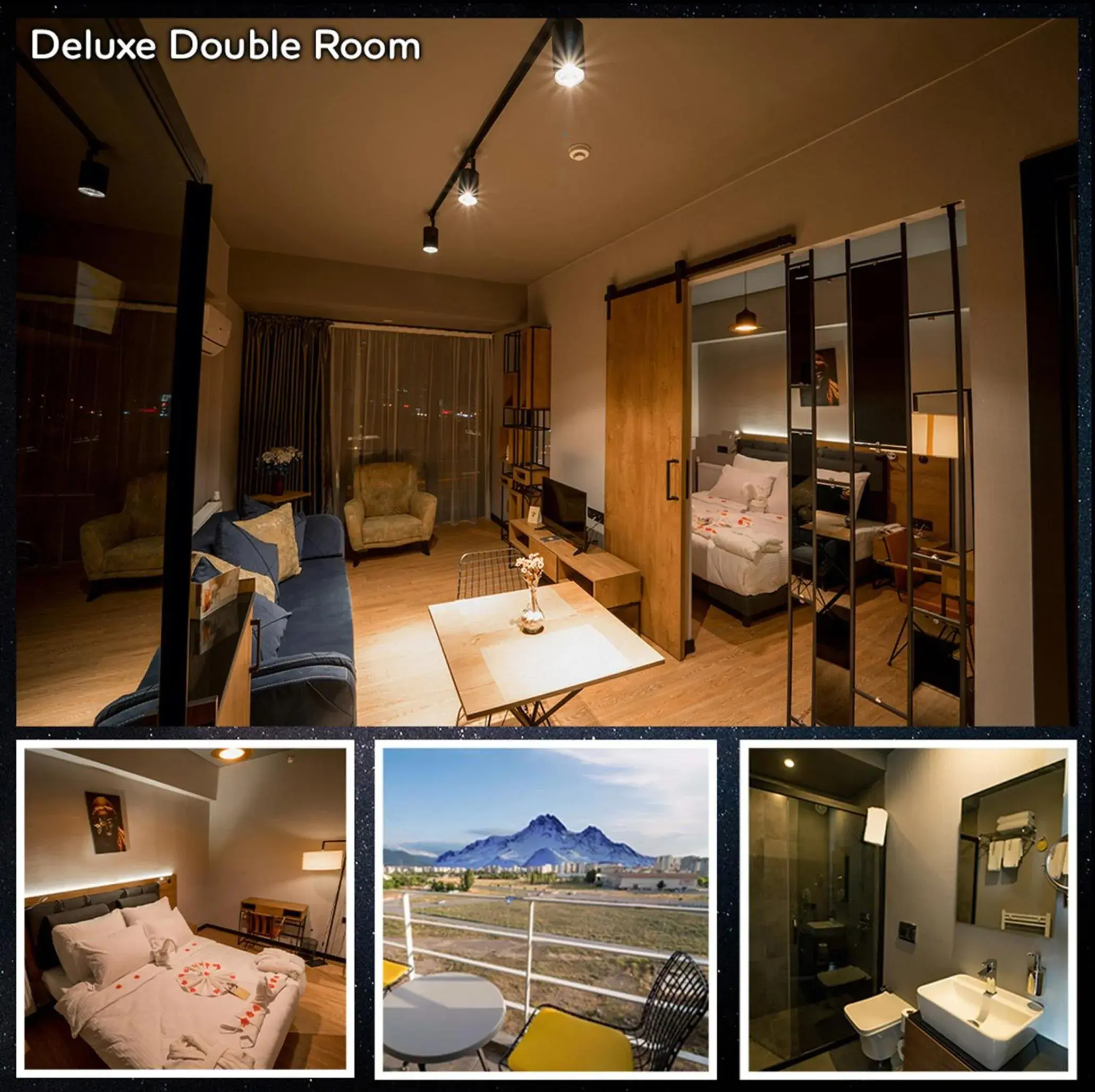 Deluxe Double Room with Mountain View in The Kayseri Loft Hotel Deluxe Double Room with Mountain View in The Kayseri Loft Hotel