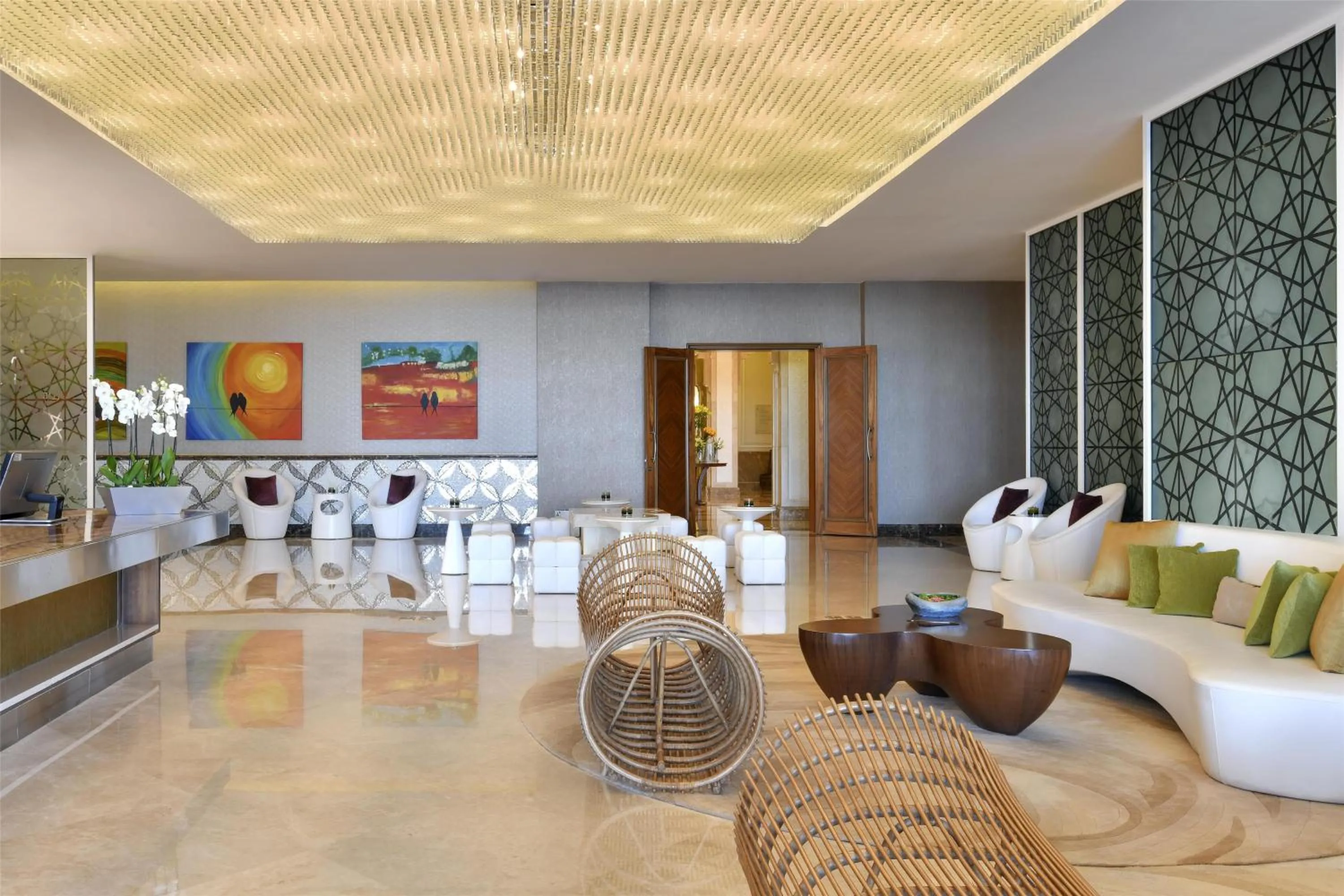 Lobby or reception in Marsa Malaz Kempinski, The Pearl