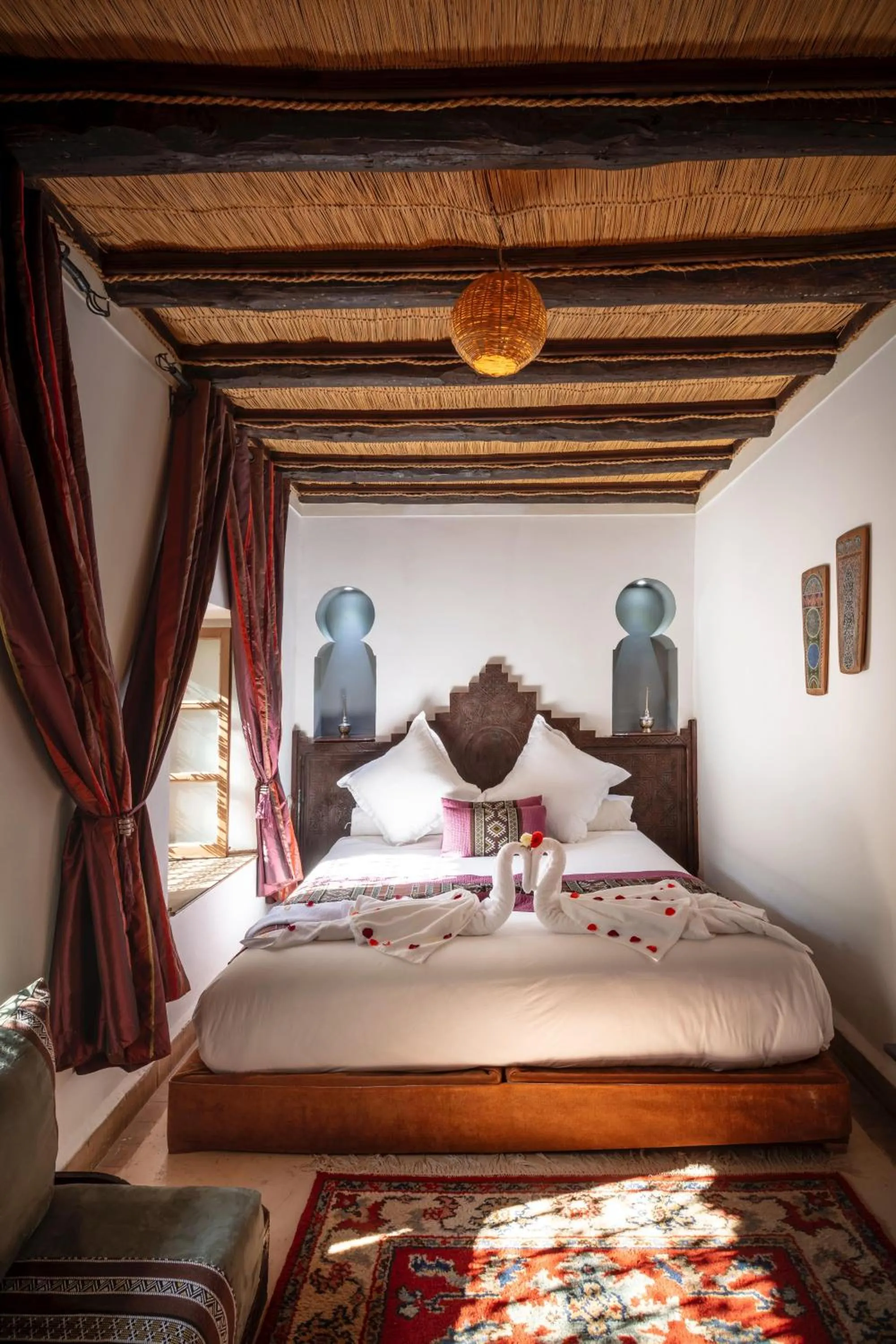Bedroom, Bed in Riad Fleur d'Orient