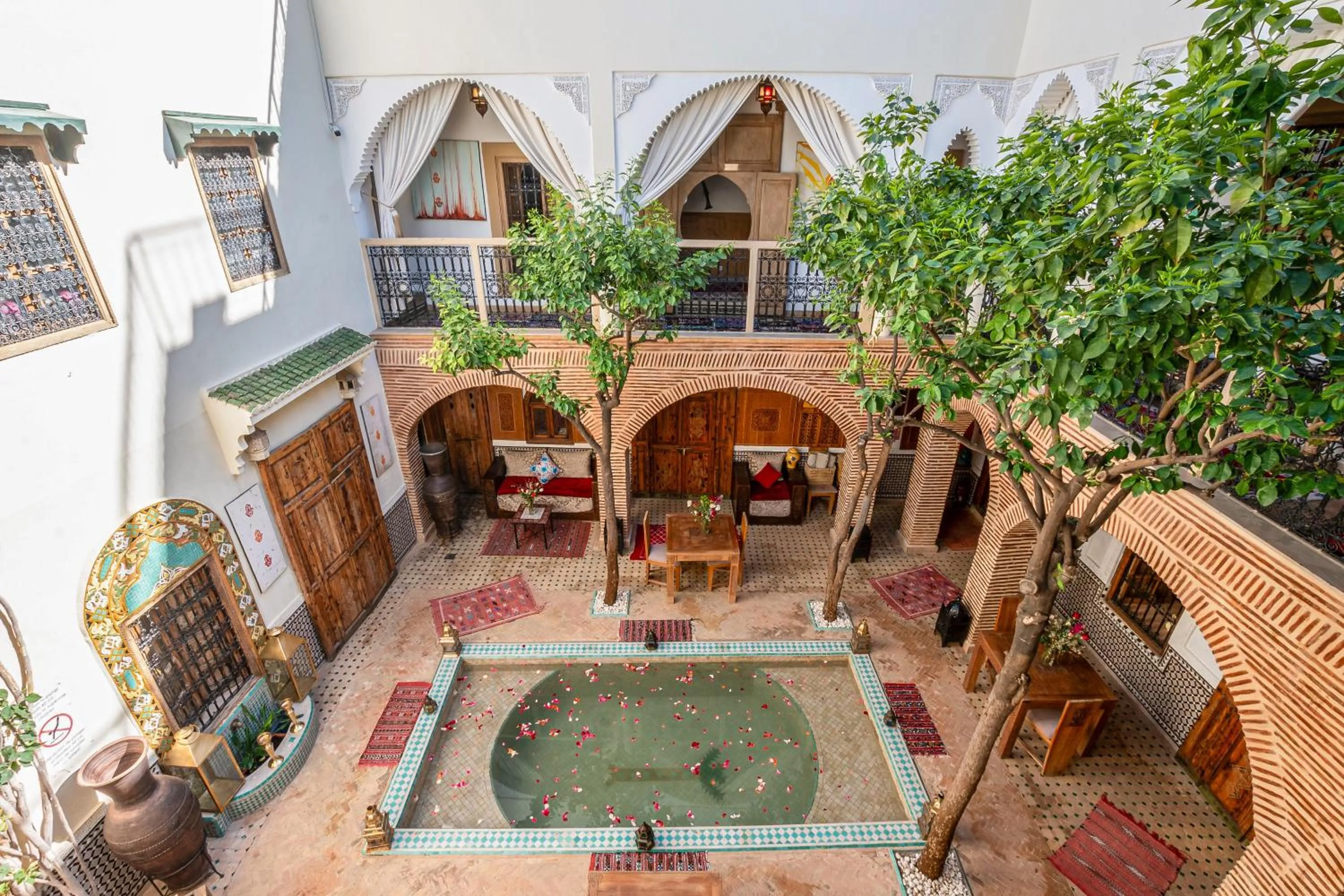 Swimming pool in Riad Fleur d'Orient