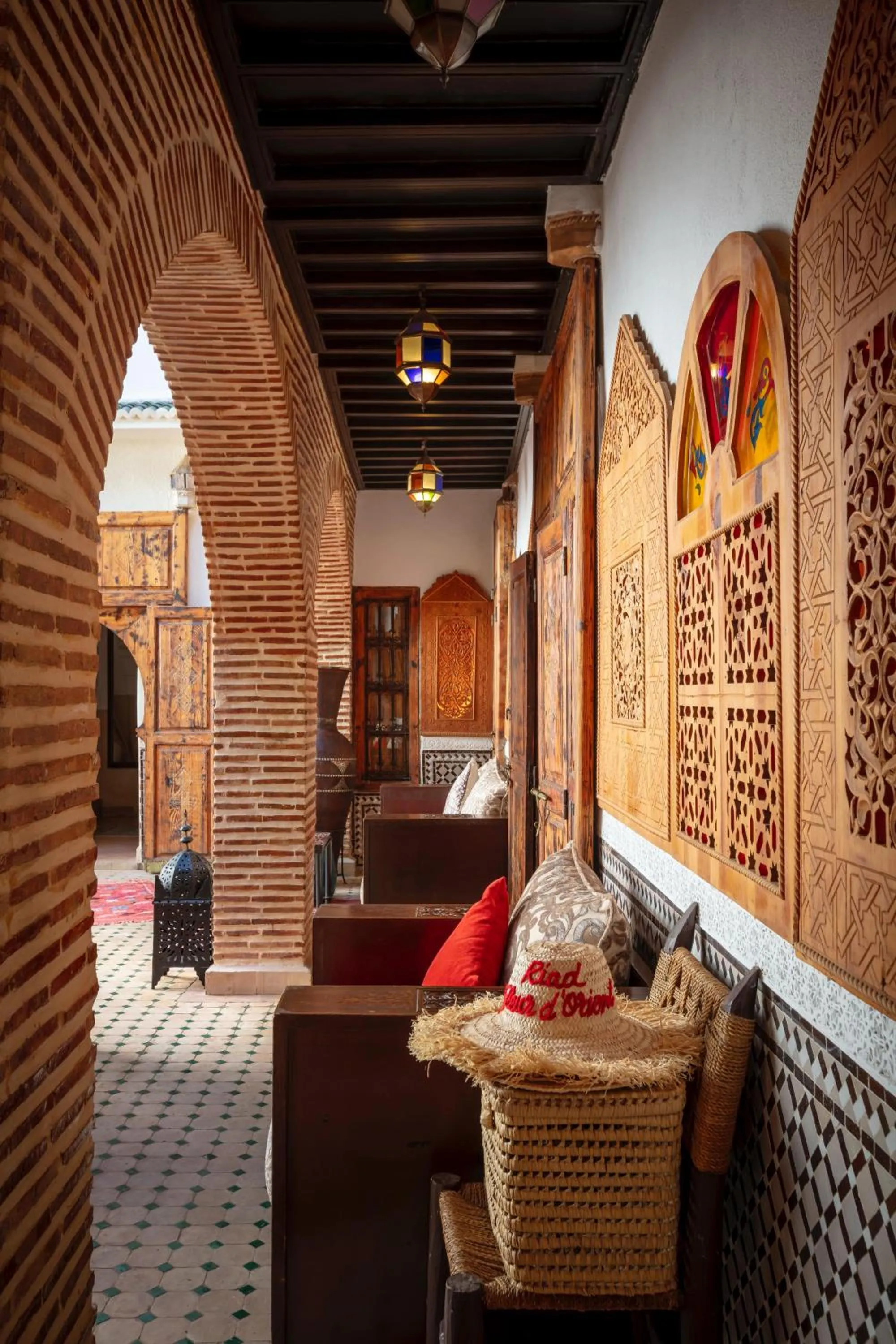 Patio in Riad Fleur d'Orient