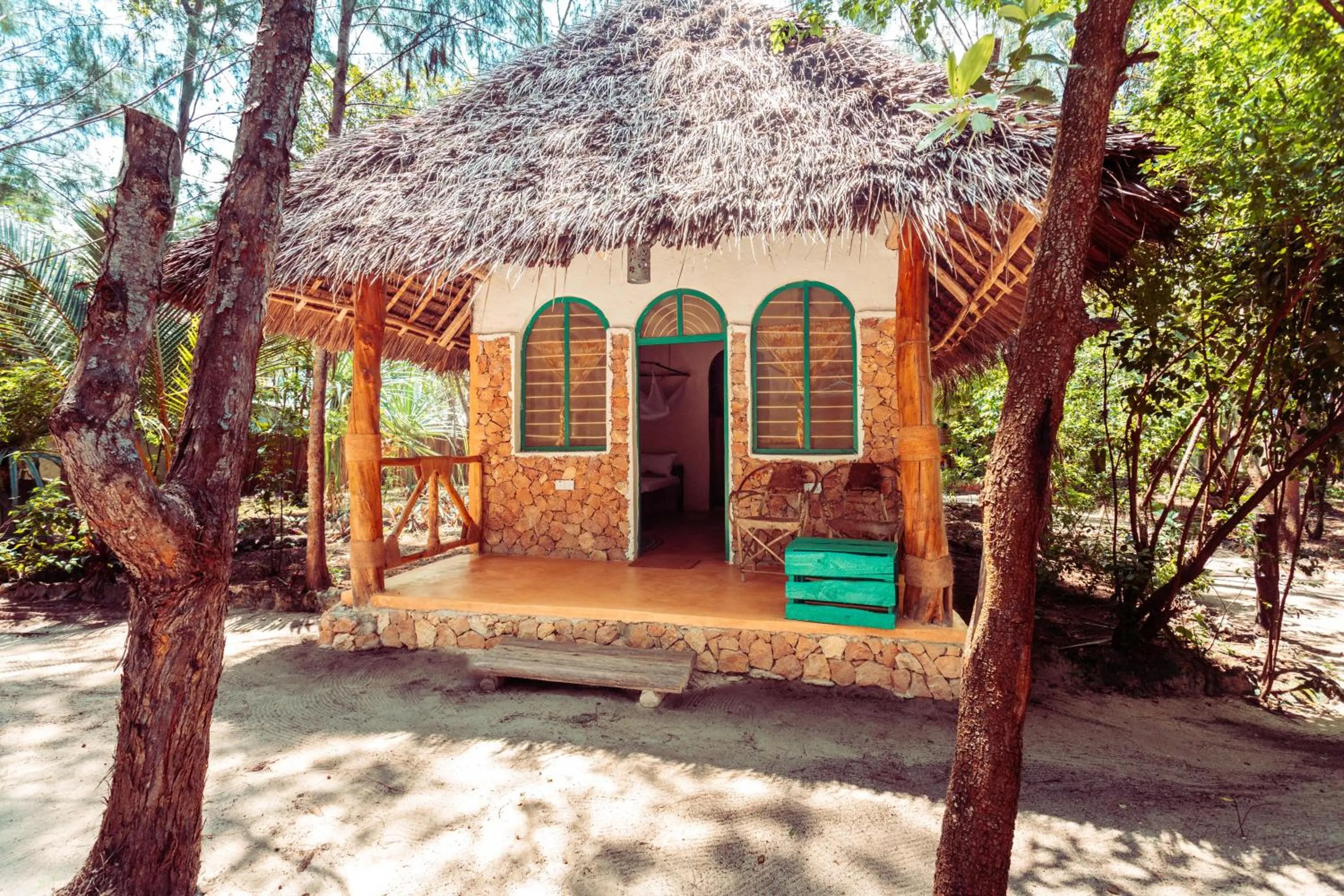 Patio in Demani Lodge Zanzibar