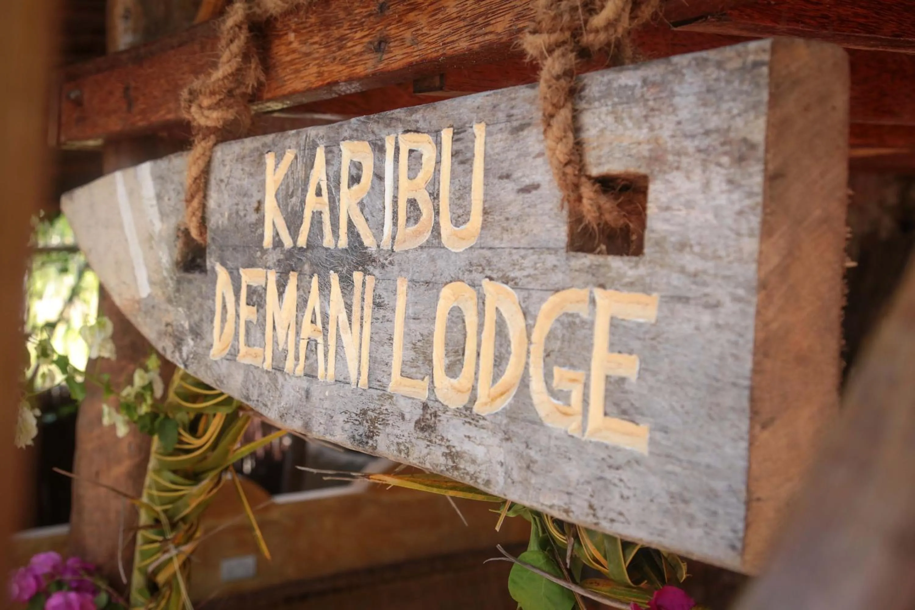 Facade/entrance in Demani Lodge Zanzibar