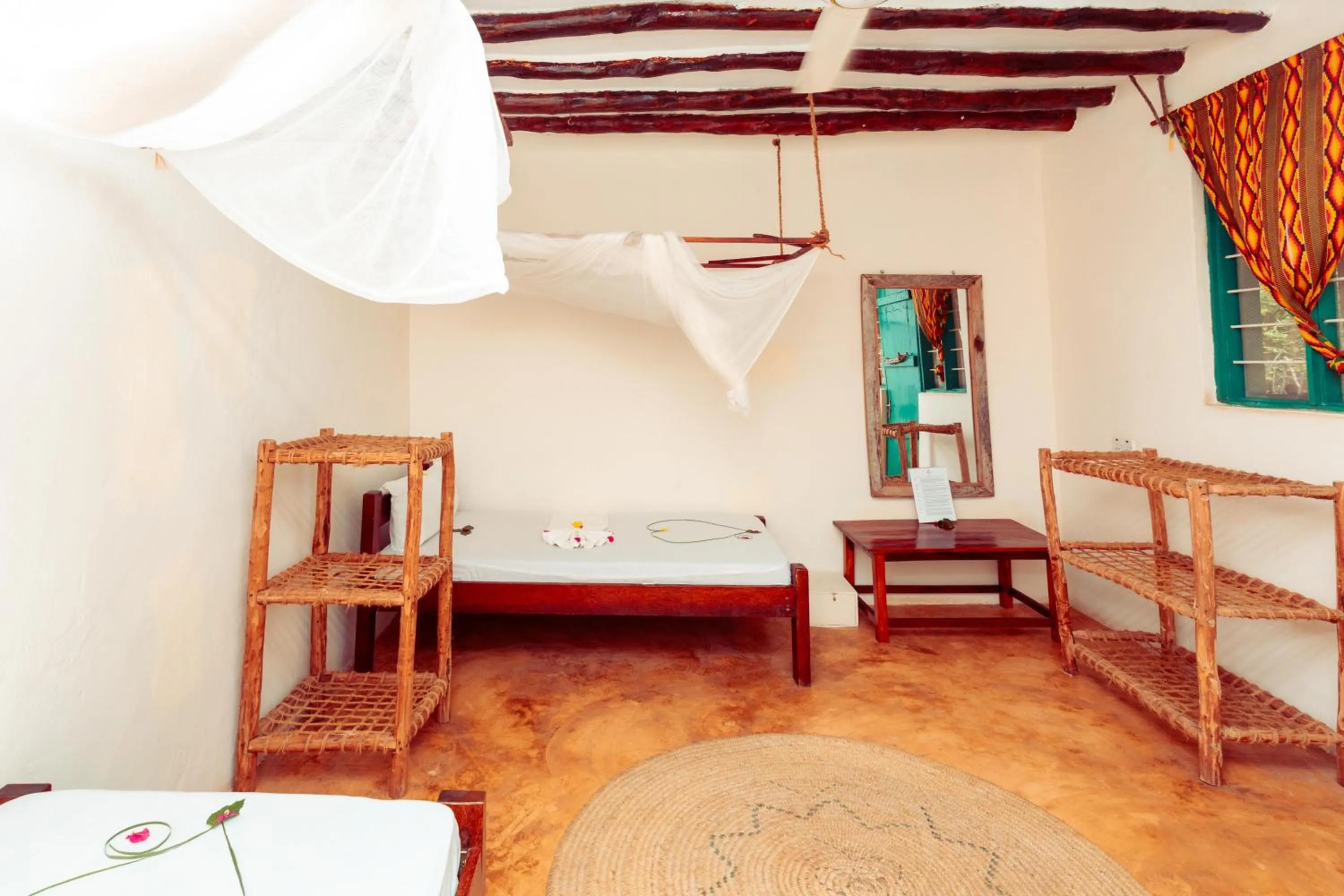 Bed in Demani Lodge Zanzibar