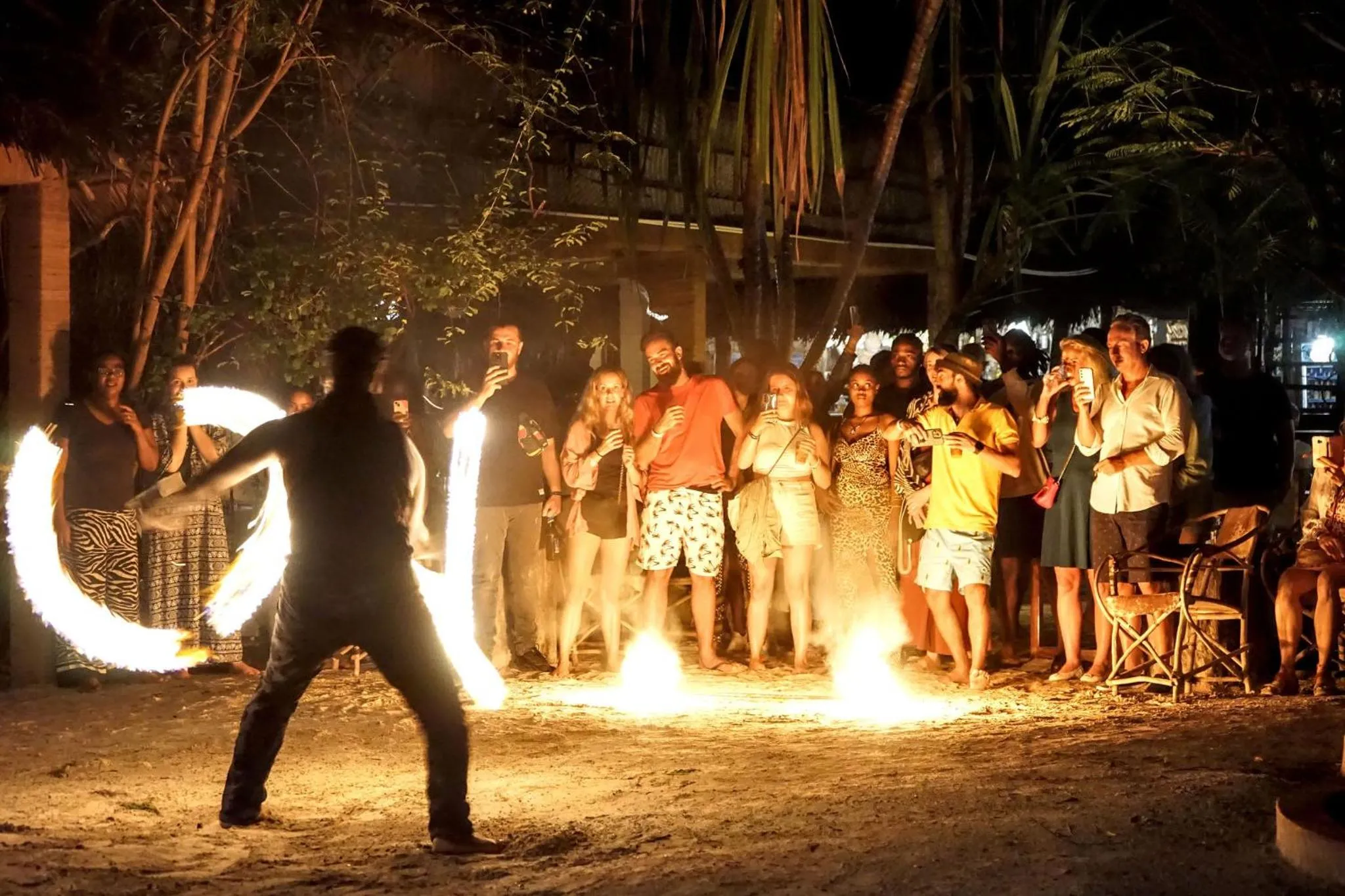 Evening entertainment in Demani Lodge Zanzibar