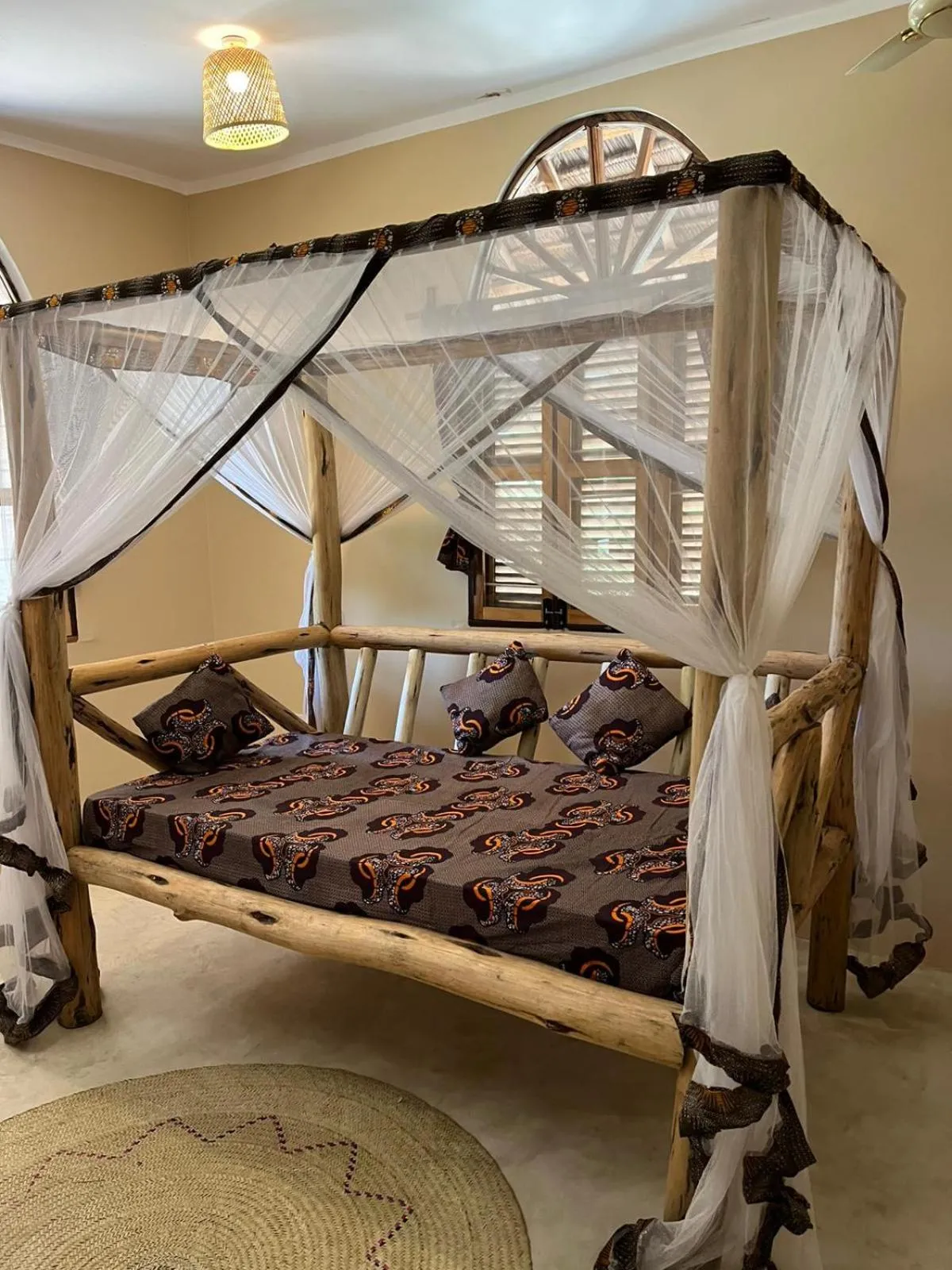 Bed in Demani Lodge Zanzibar