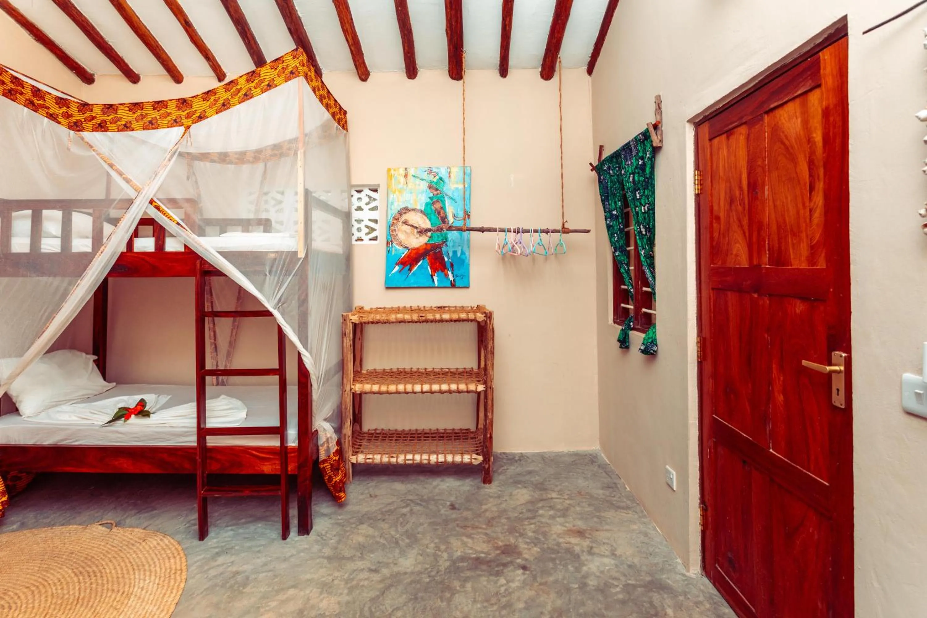 Bed in Demani Lodge Zanzibar
