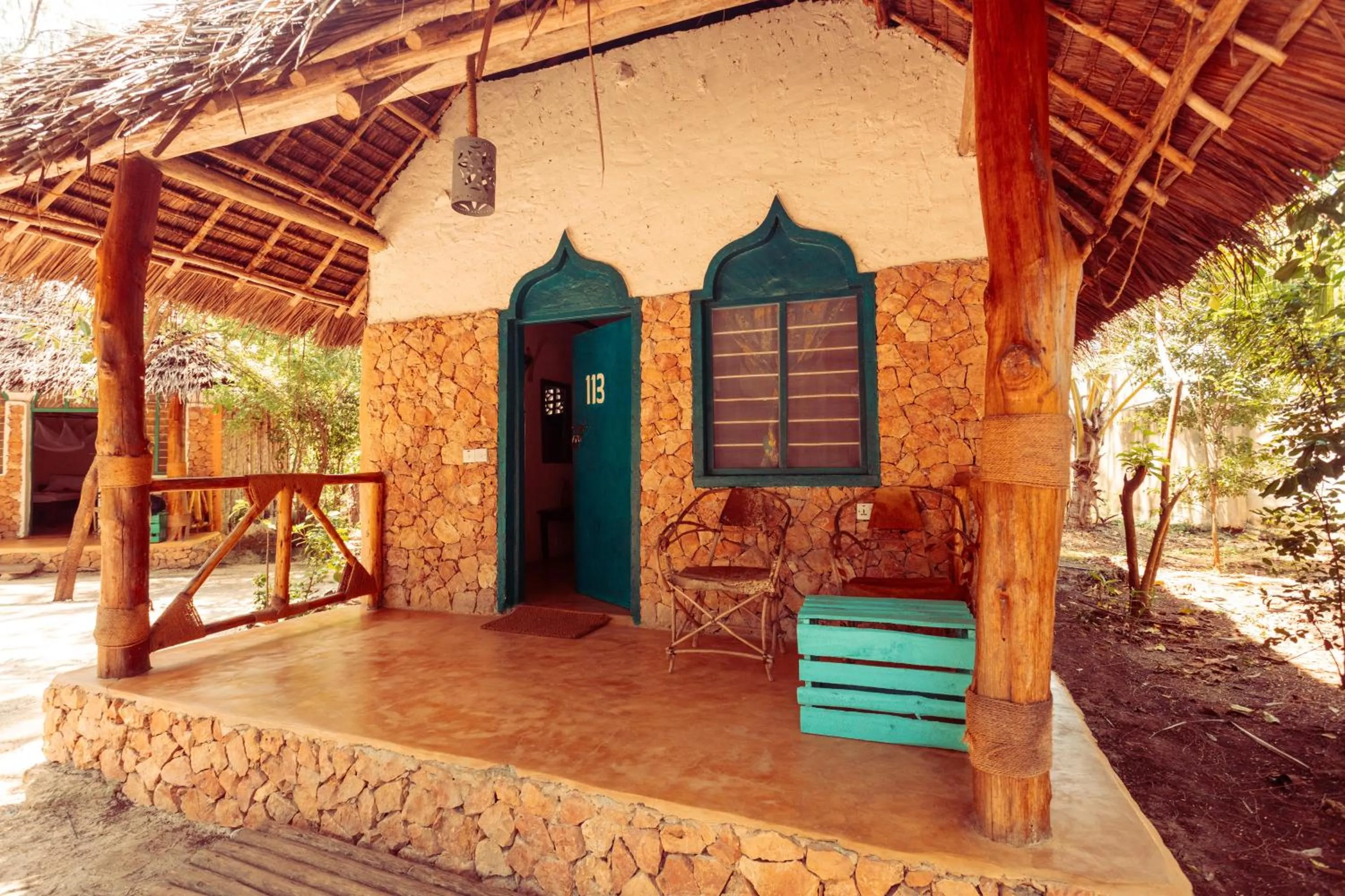 Patio in Demani Lodge Zanzibar