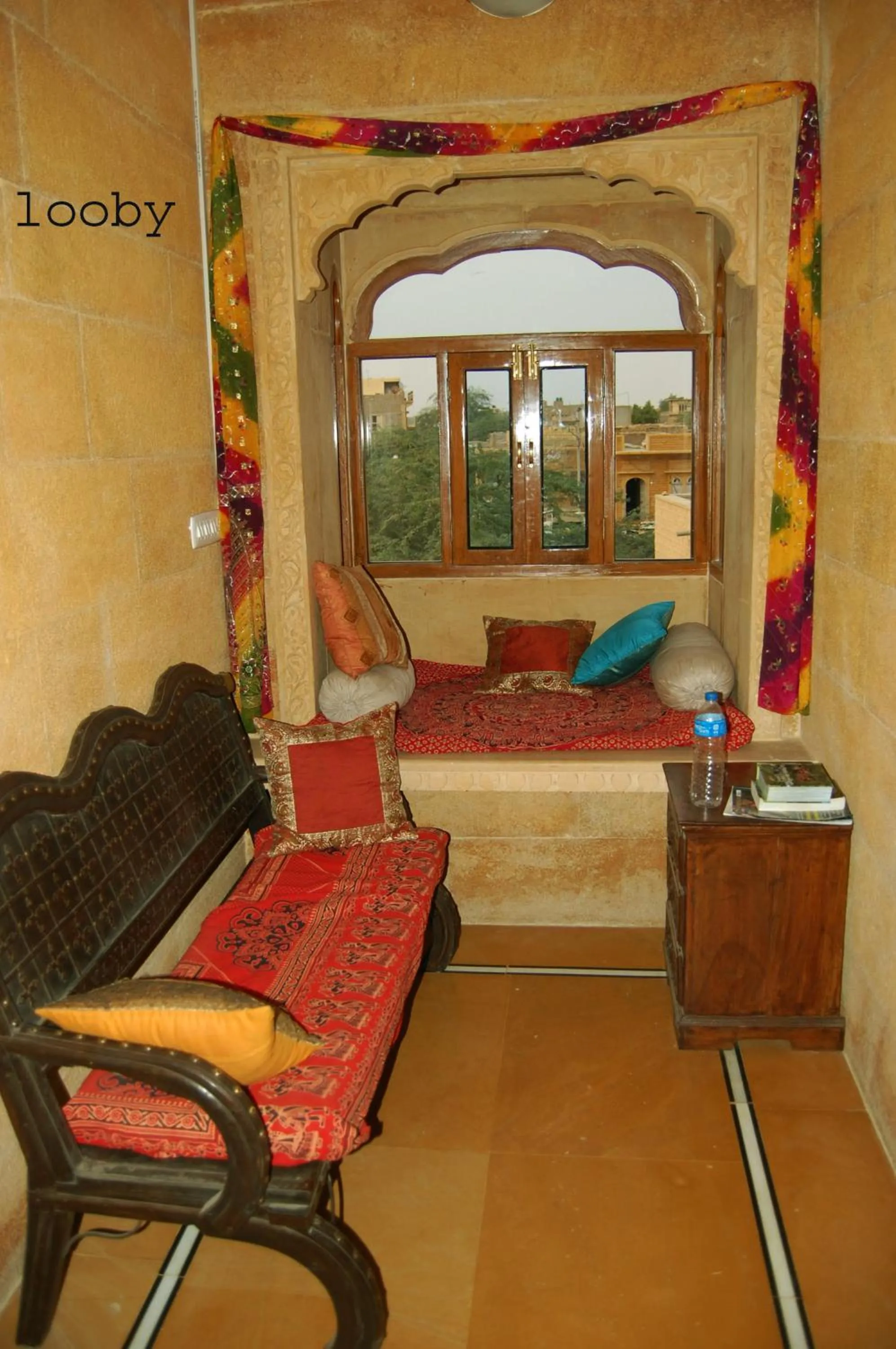 Seating area in Hotel Pol Haveli Jaisalmer