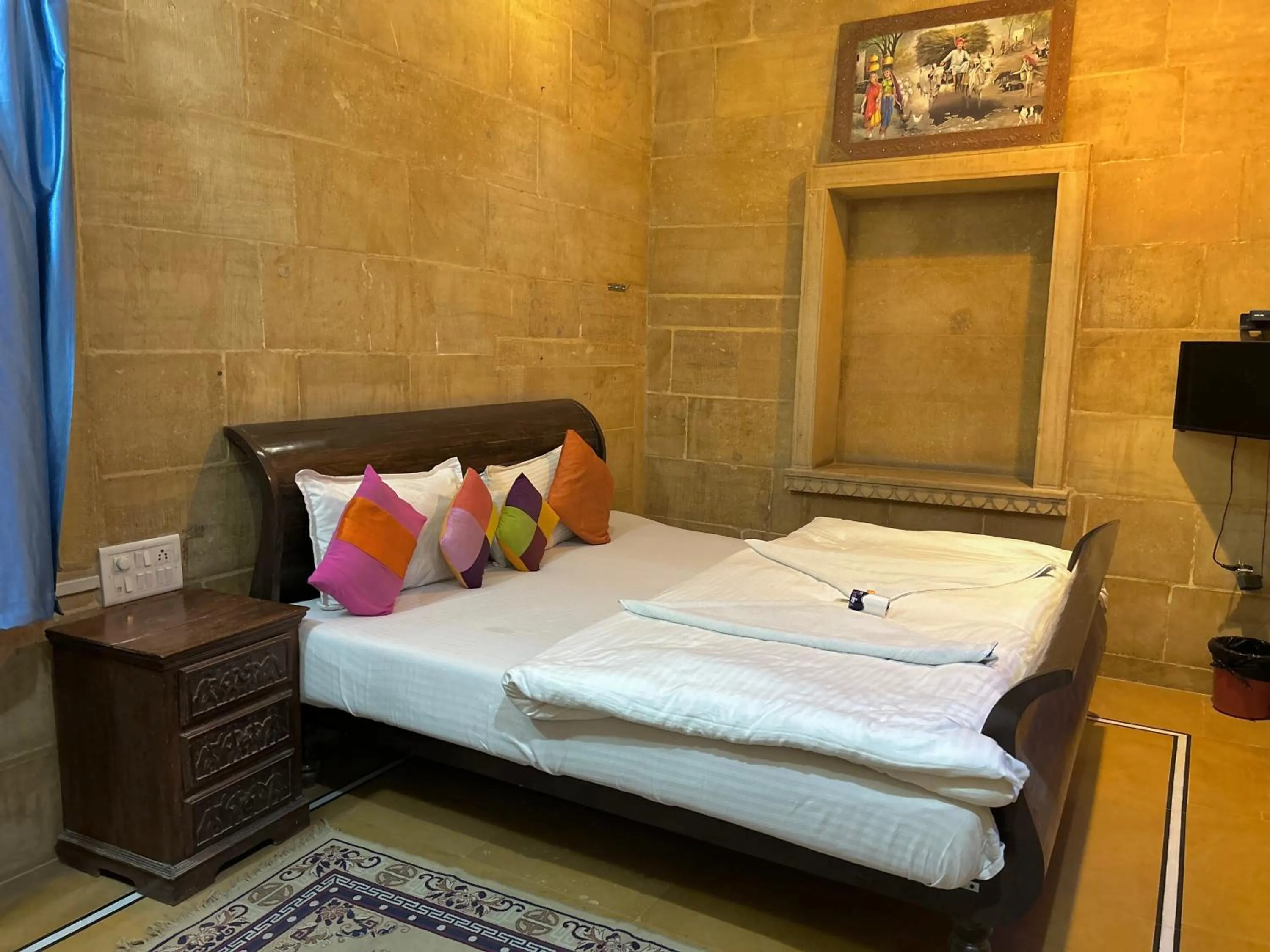 TV and multimedia, Bed in Hotel Pol Haveli Jaisalmer