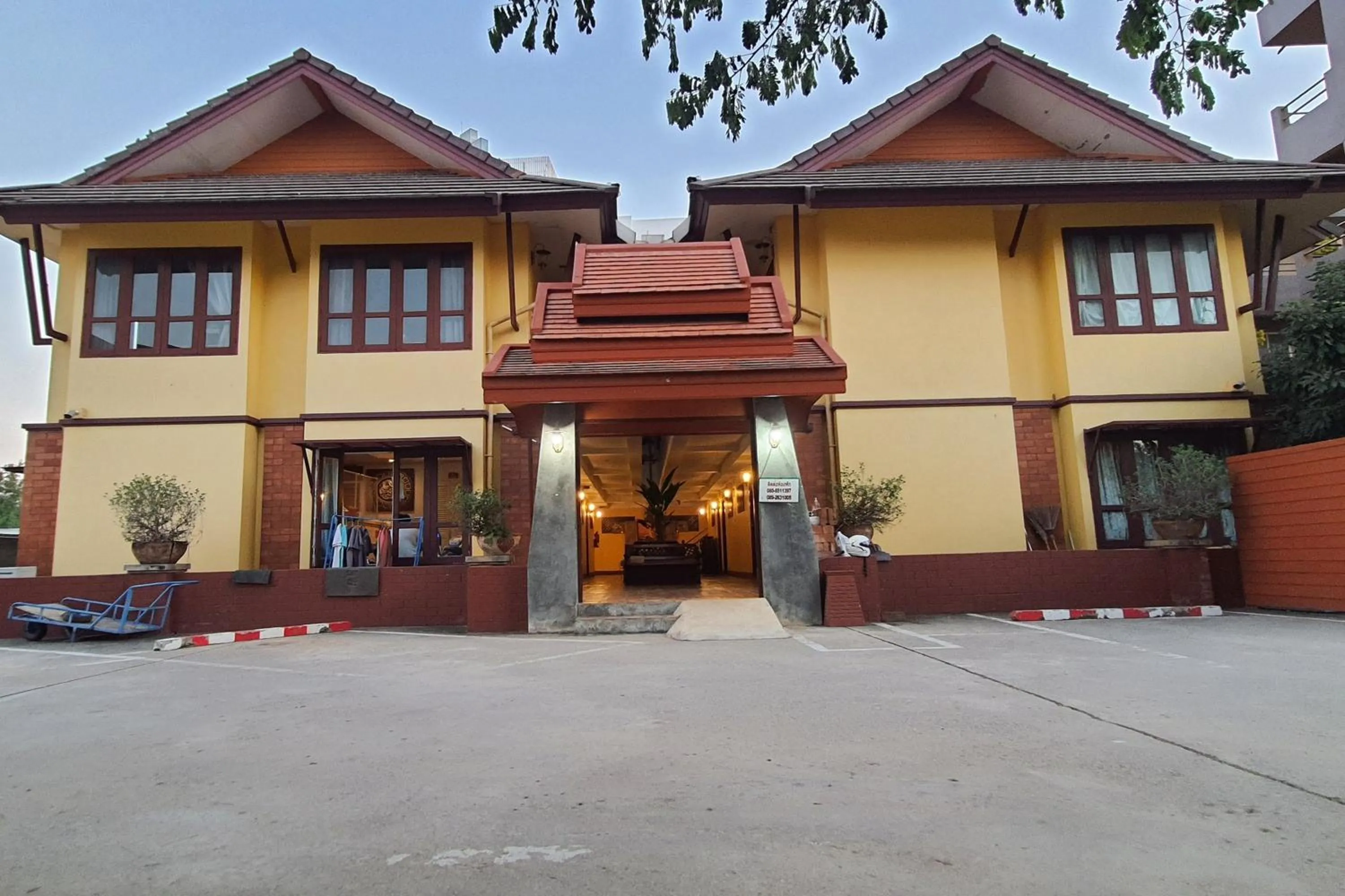 Property building in Yellow Tique Hotel