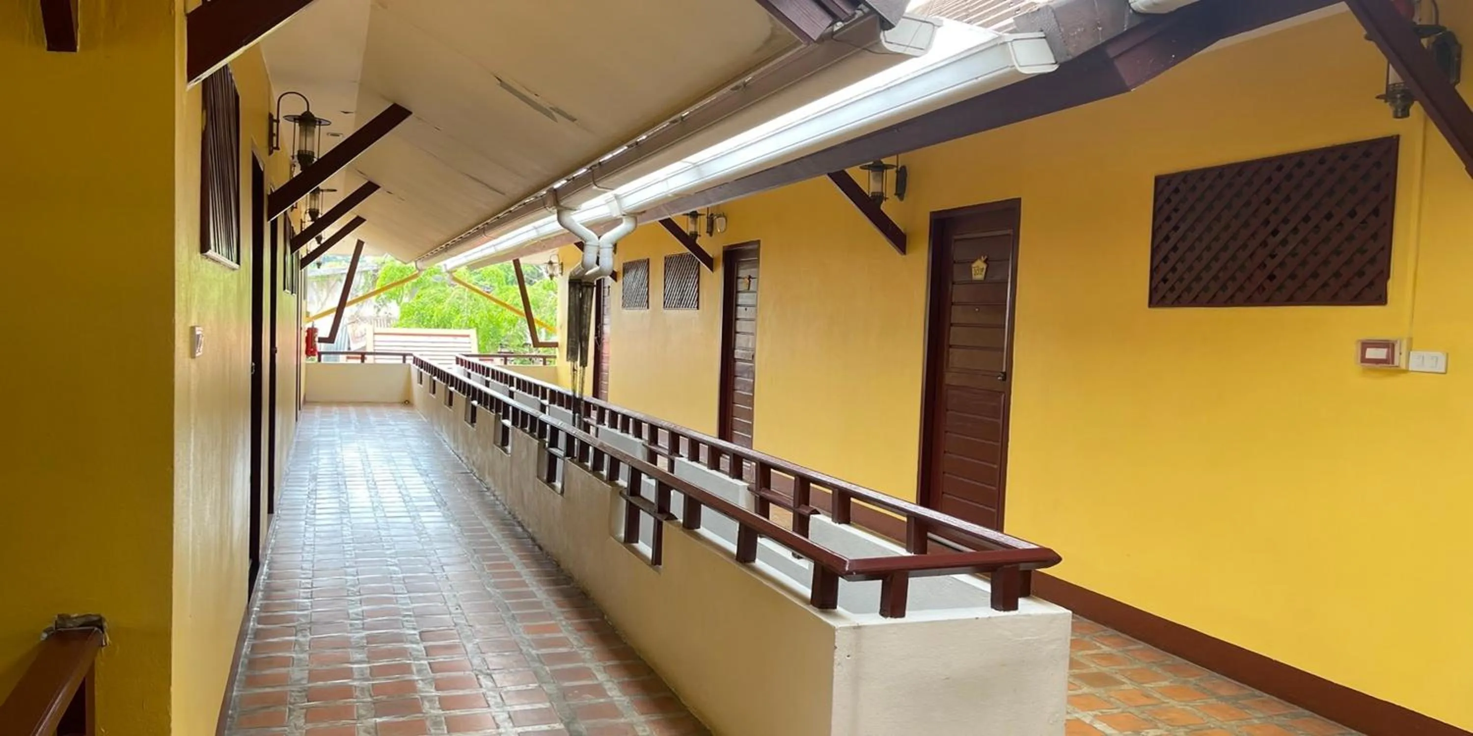 Property building in Yellow Tique Hotel