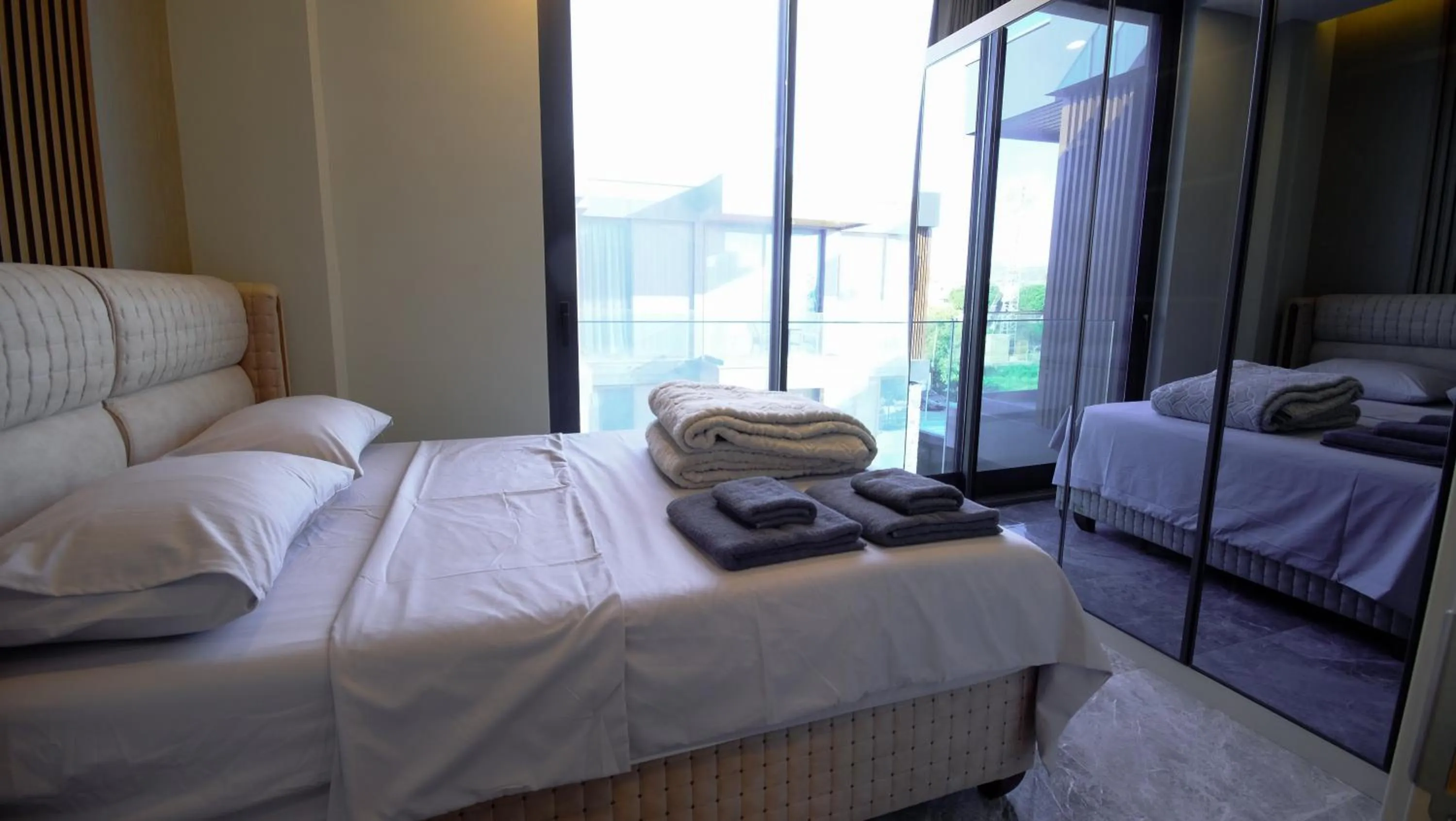 Bedroom, Bed in Bodrum Ada Apart Otel Turgutreis